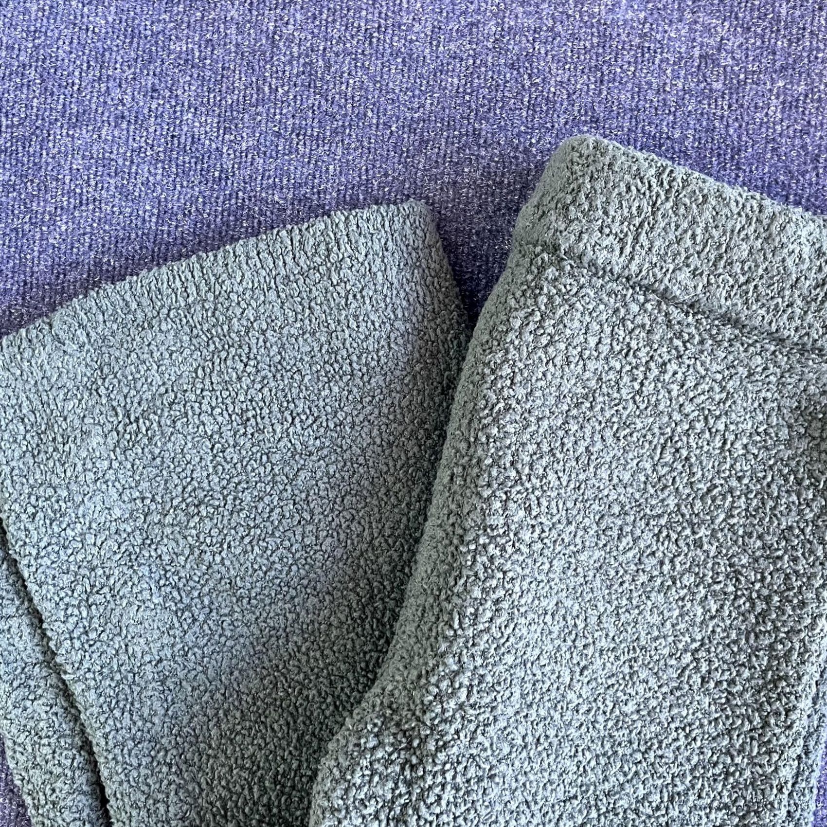Vintage Aerie Sweatpants Womens L Green Sherpa Fleece Straight Leg Elastic Waist Lounge Size 36" / US 14 / IT 50 - 3 Thumbnail