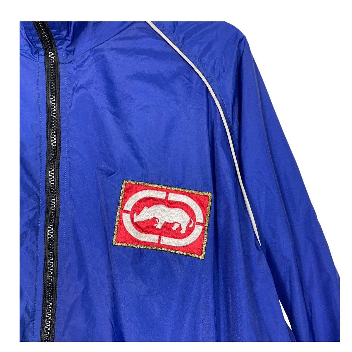 Ecko Unltd. × Japanese Brand × Rap Tees 💥90s ECKO BIG LOGO WINDBREAKER JACKET Size US XL / EU 56 / 4 - 6 Thumbnail