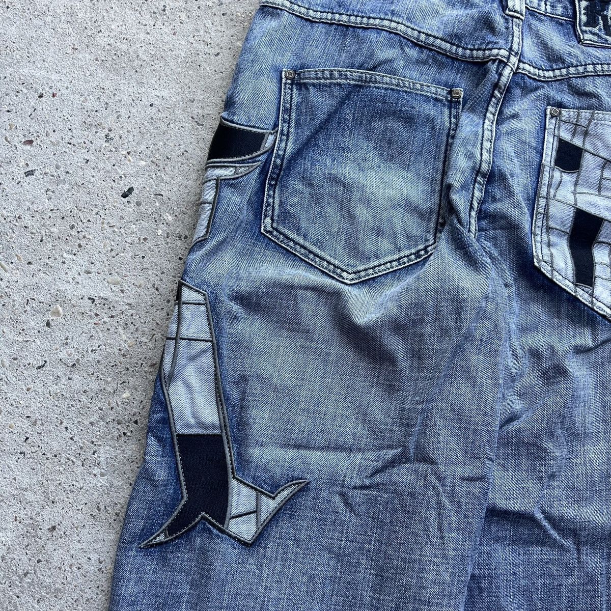 Karl Kani × Vintage Karl Kani 34x34 Vintage 90s Big Logo Baggy Rap Denim Jeans Size US 34 / EU 50 - 13 Thumbnail