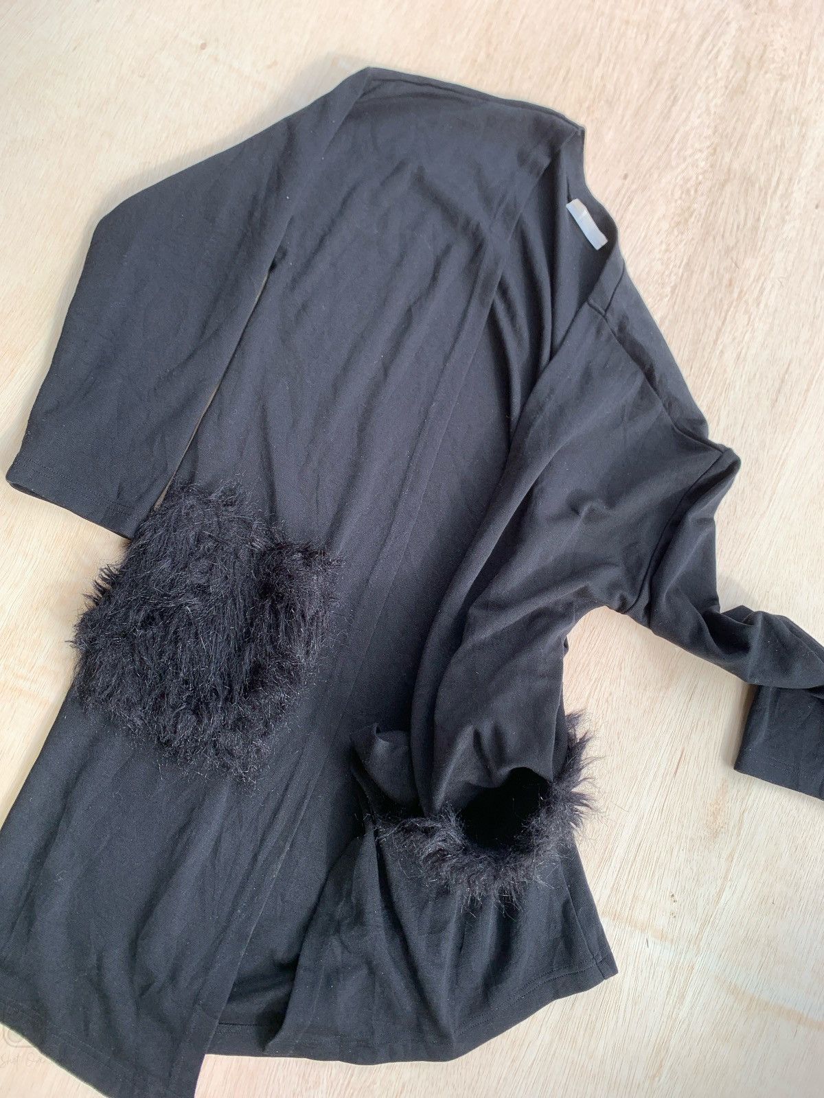 If Six Was Nine × Japanese Brand × Le Grande Bleu (L.G.B.) Dreskip Fur Pocket Cardigan Ifsixwasnine Lgb style Size ONE SIZE - 3 Thumbnail