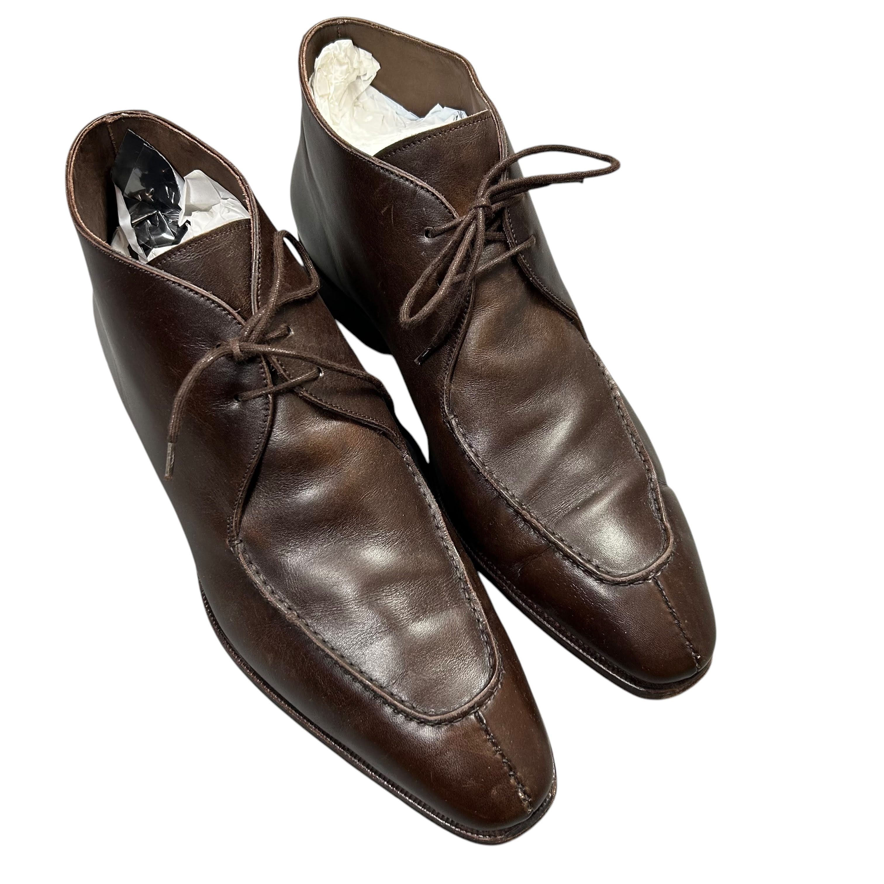 Carmina Carmina Norwegian Brown Museum Leather Chukka Boots 6.5 Size US 7.5 / EU 40-41 - 4 Thumbnail