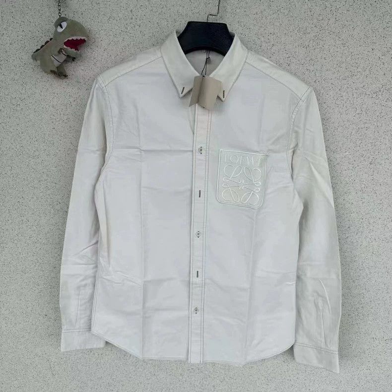 Loewe LOEWE Pocket embroidered logo denim shirt Size XS / US 0-2 / IT 36-38 - 2 Thumbnail