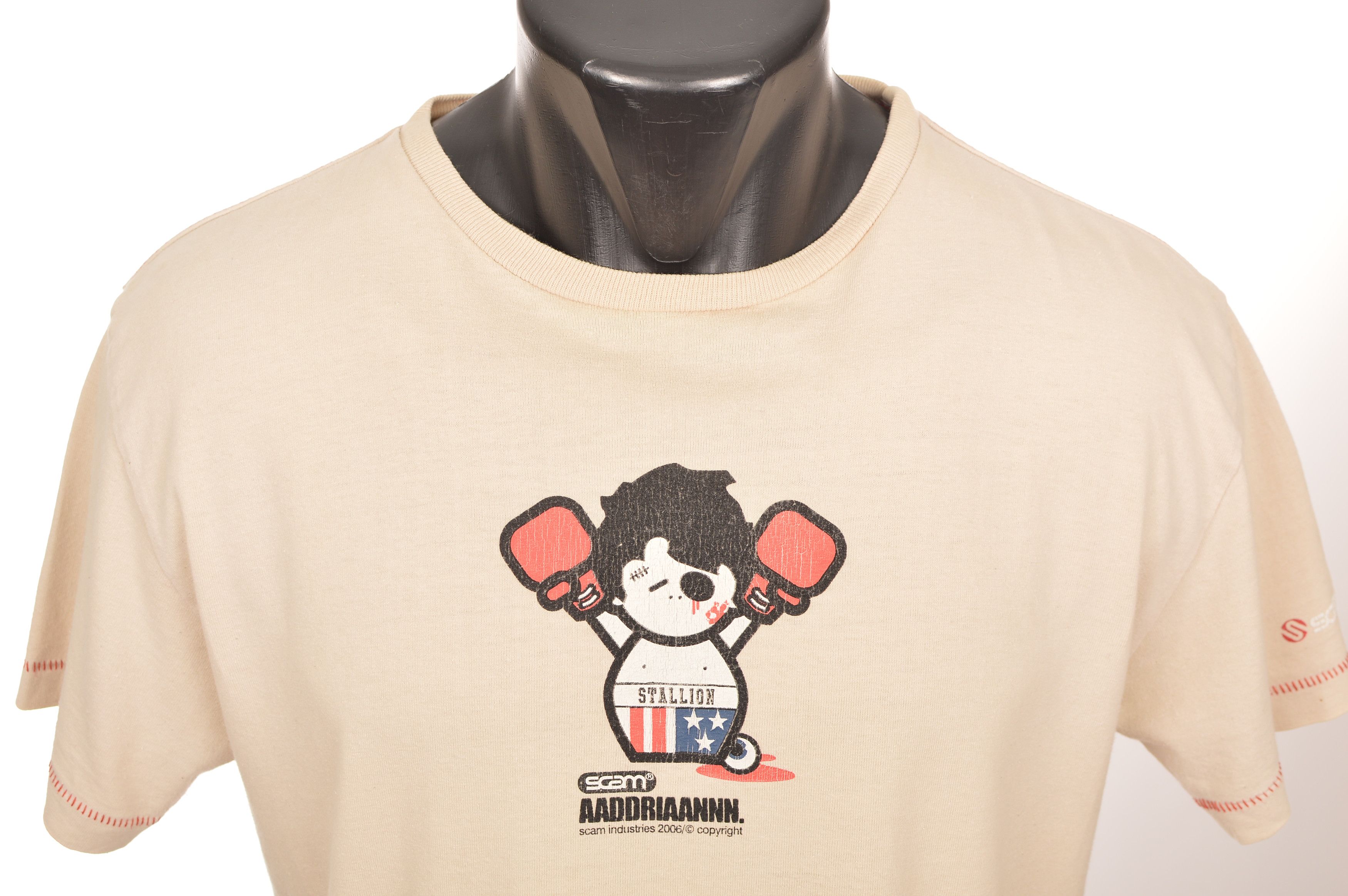 Vintage Scam Industries Vintage 2006 Skate T-Shirt Tee Aaddriaannn Size US S / EU 44-46 / 1 - 2 Thumbnail