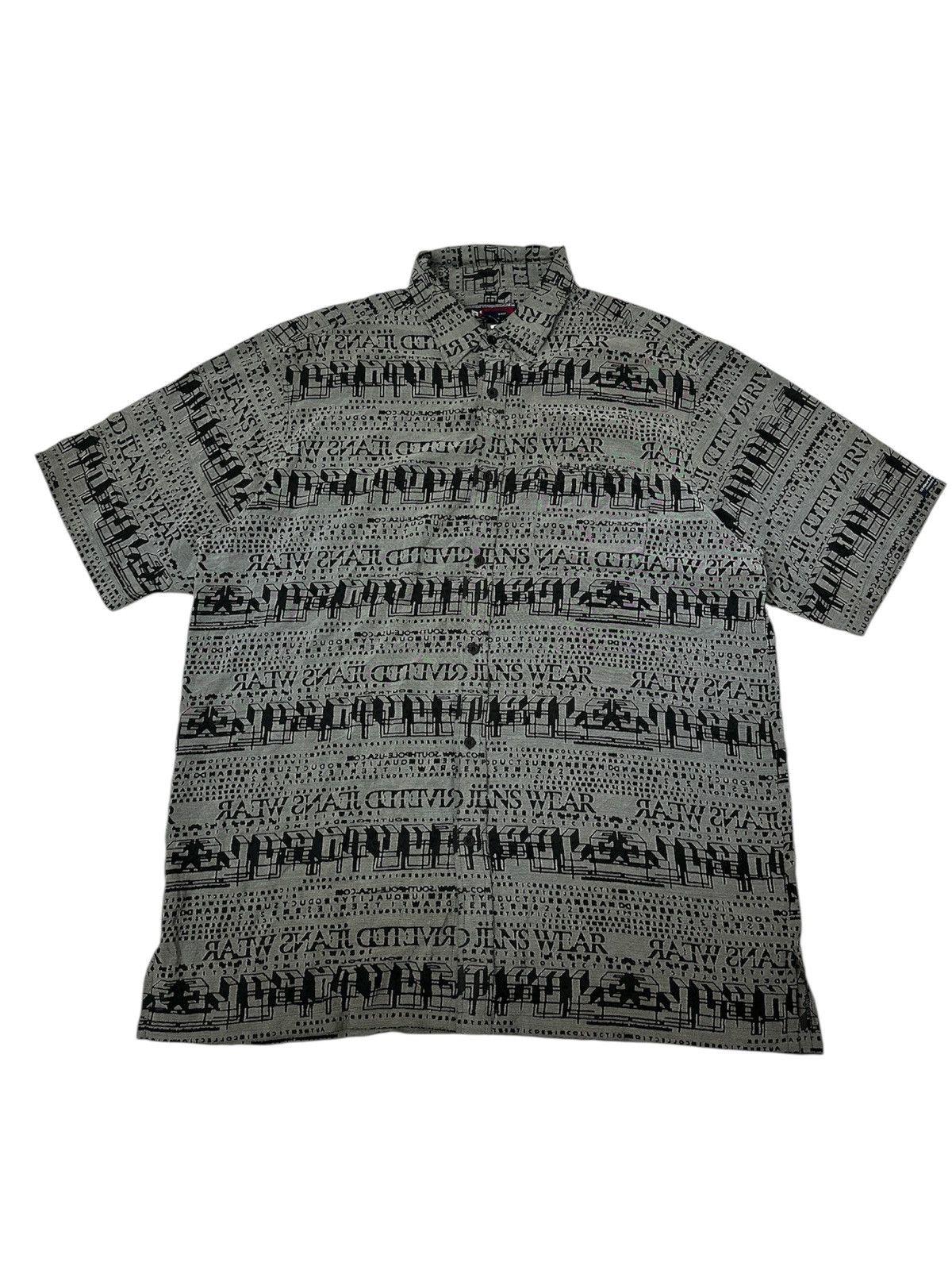 GOA 2000s Southpole Riveted Shirt Y2K Goa Lgb Kmrii Jnco Style Size US XXL / EU 58 / 5 - 1 Thumbnail