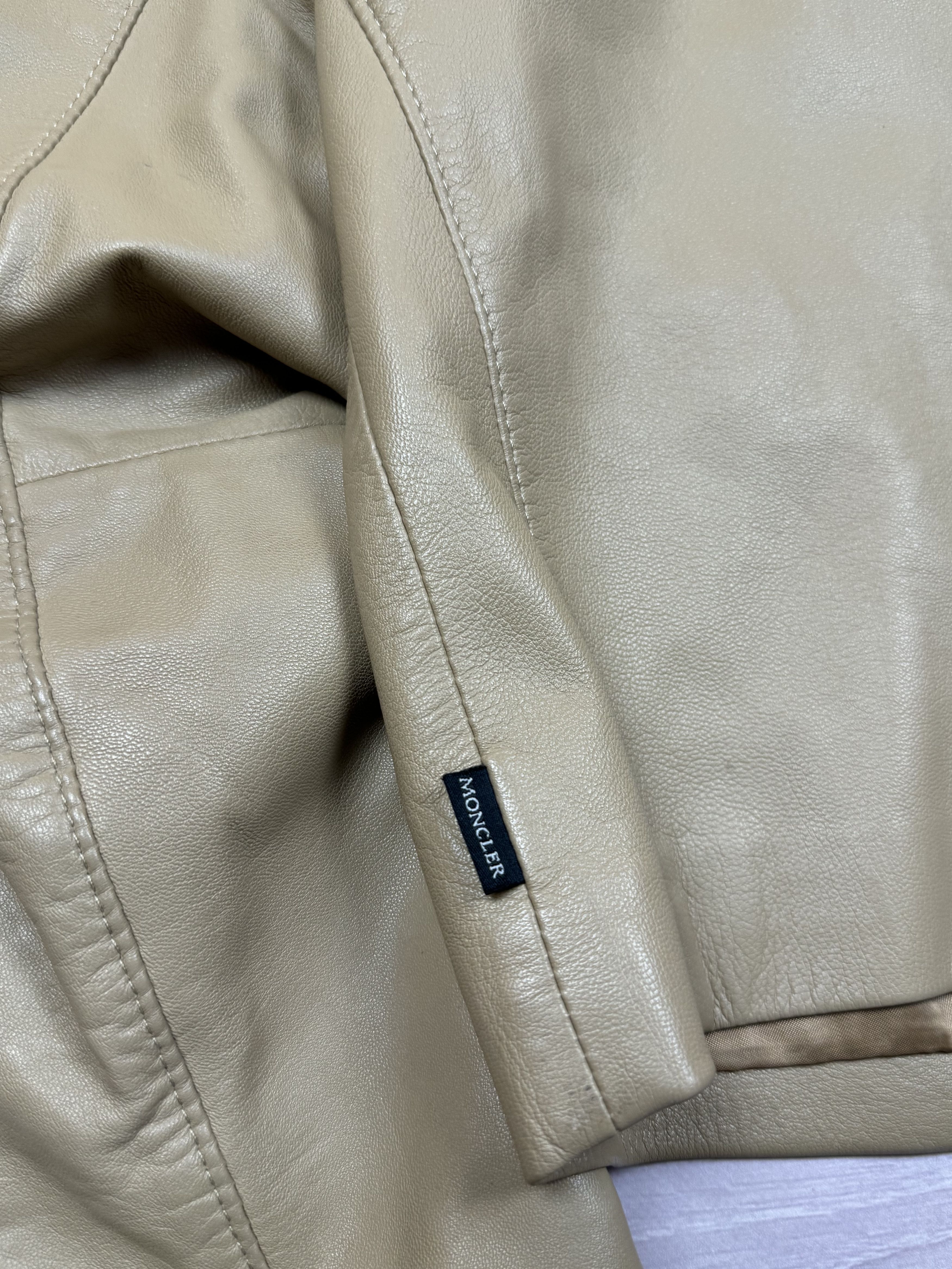 Moncler Moncler Leather woman jacket Size S / US 4 / IT 40 - 15 Thumbnail