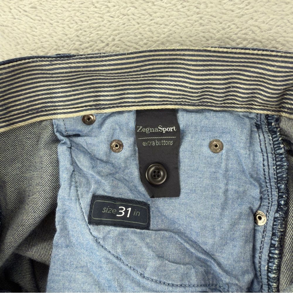Ermenegildo Zegna Zegna Sport Regular Fit Men's Size 31x29 CoolMax Stretch Fa Size US 31 - 2 Thumbnail