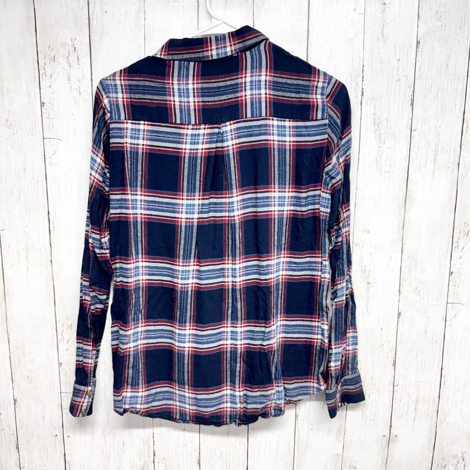 Zara Zara Trafaluc Small Plaid Collared Long Sleeve Button Down Size S / US 4 / IT 40 - 5 Thumbnail