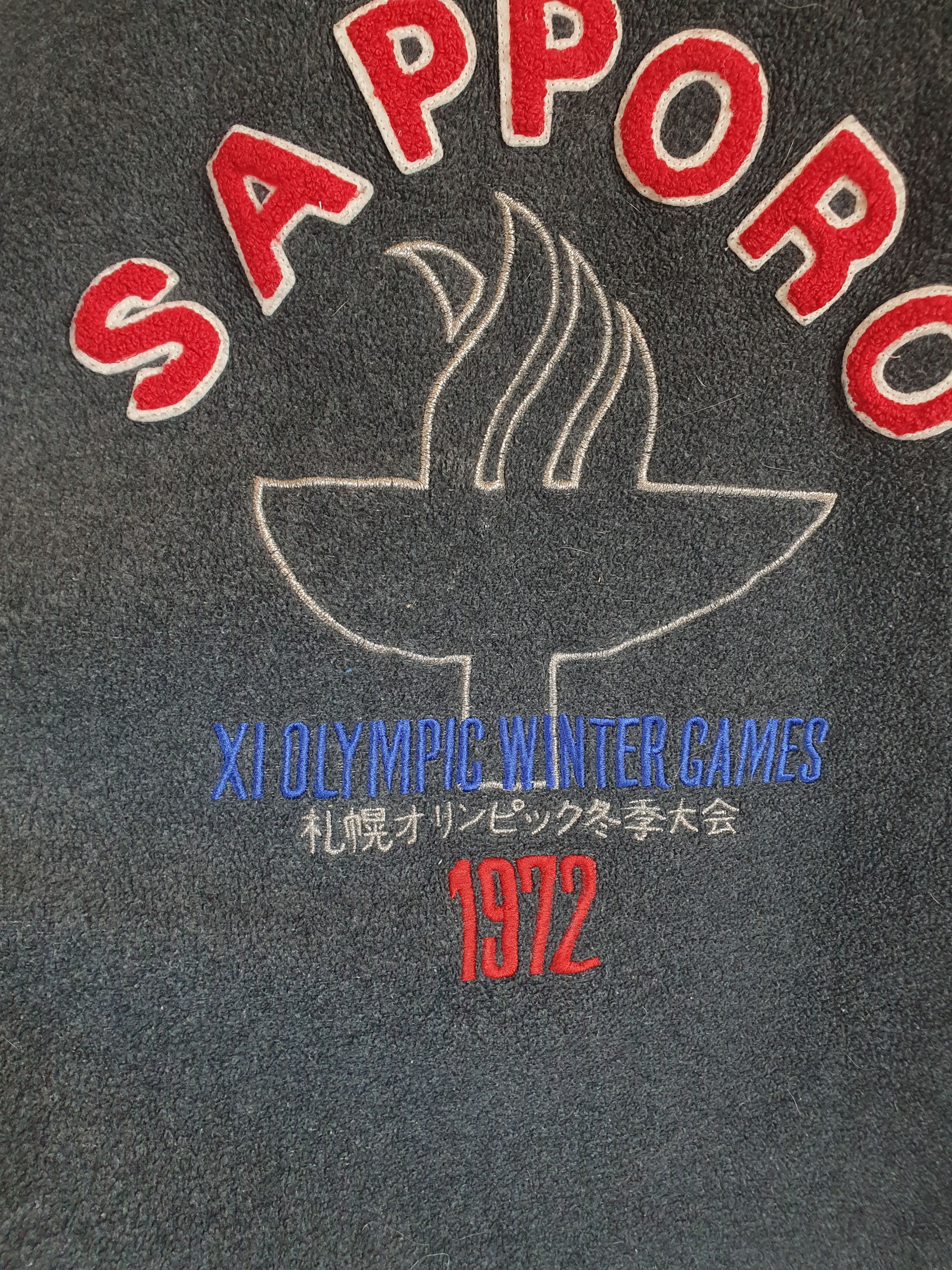 Adidas × Japanese Brand × Vintage Adidas Sapporo XI Olimpic Winter Games 1972 Vintage Fleece Size US XL / EU 56 / 4 - 14 Thumbnail