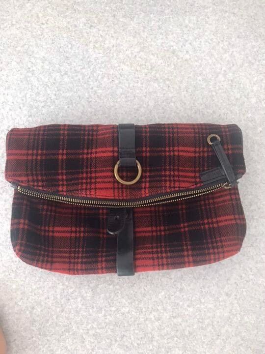 RRL Ralph Lauren Ralph Lauren RRL Plaid Wool Leather Clutch Size ONE SIZE - 1 Thumbnail