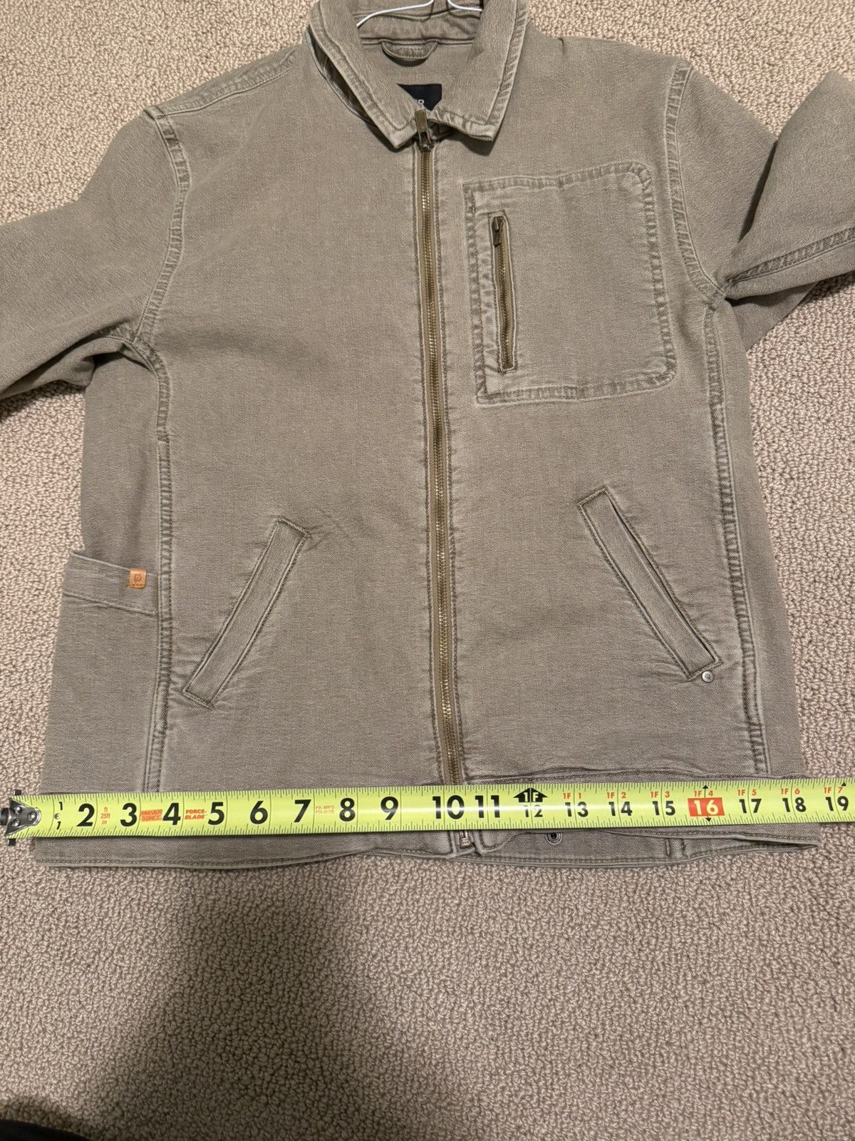 DUER Men’s small Stretch Canvas Utility Jacket - Tan Size US S / EU 44-46 / 1 - 13 Thumbnail