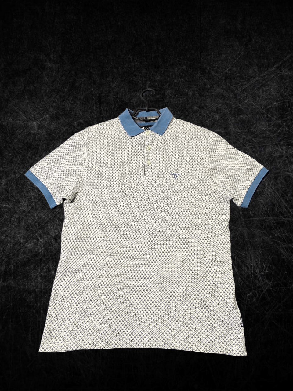 Barbour Polo Print Barbour Logo Y2K Streetwear Size US L / EU 52-54 / 3 - 1 Thumbnail