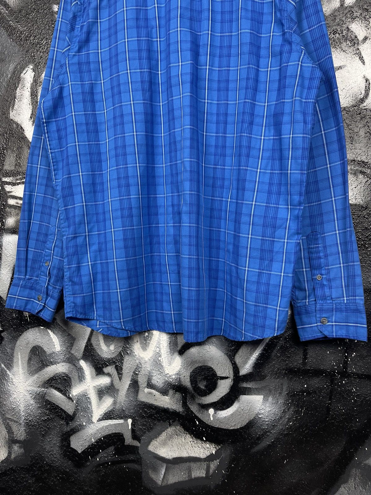 Oakley × Vintage Vintage Oakley Blue Plaid Shirt Men’s Size XL Size US XL / EU 56 / 4 - 5 Thumbnail