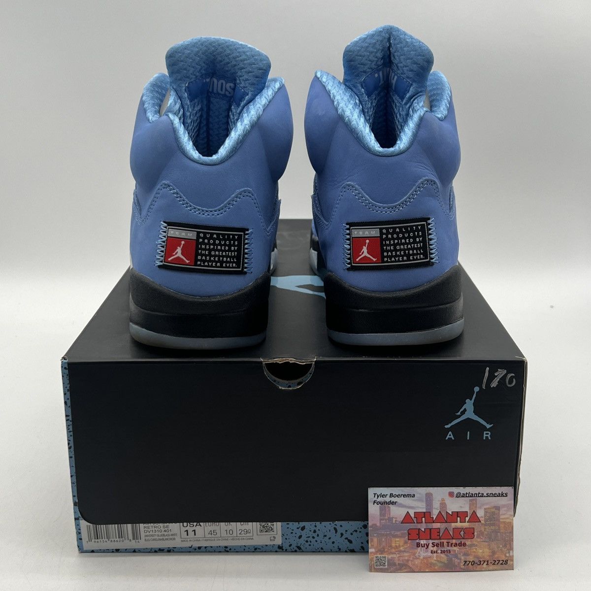 Jordan Brand Air Jordan 5 unc Size US 11 / EU 44 - 3 Thumbnail