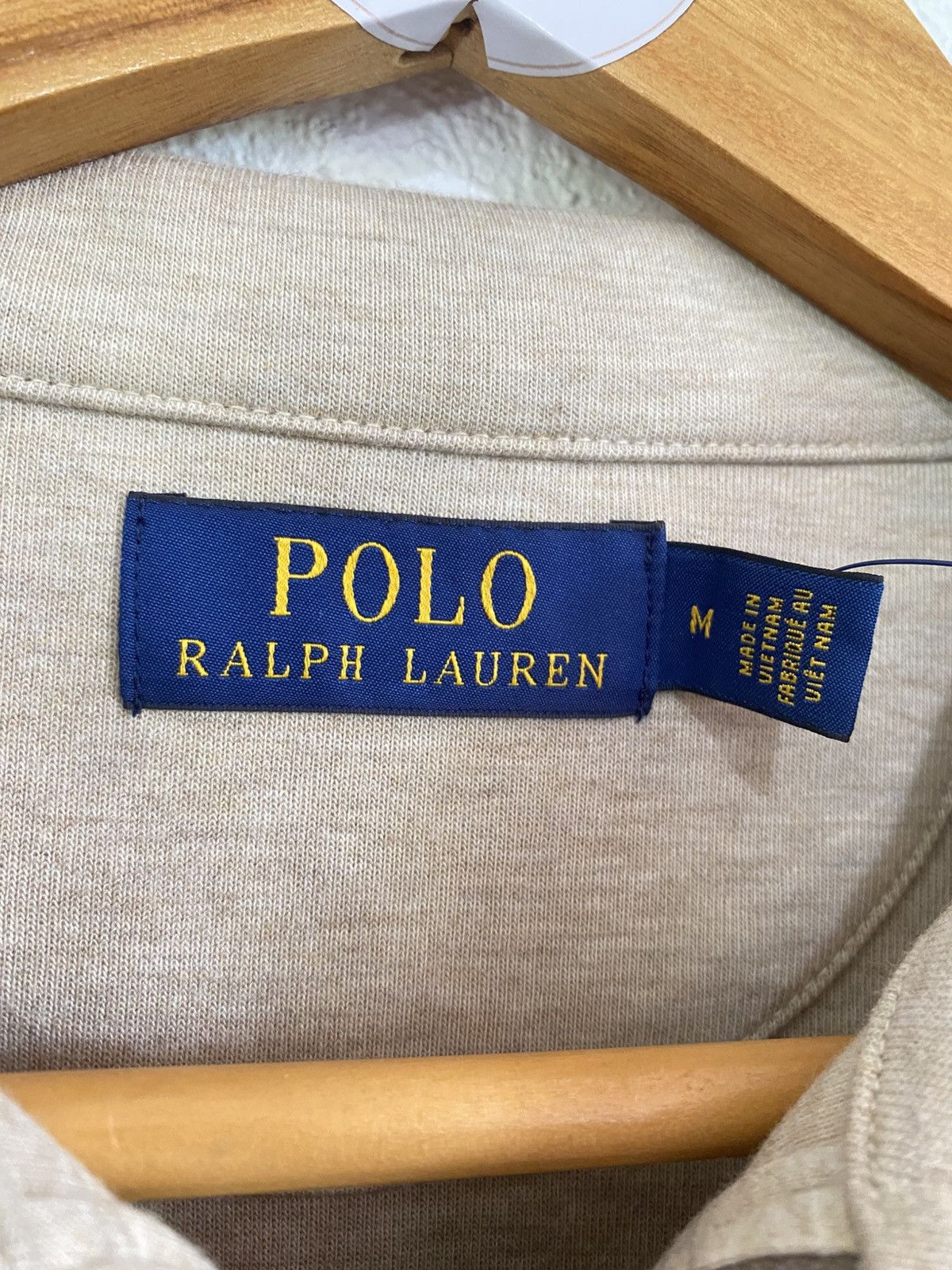 Polo Ralph Lauren Polo Ralph Lauren Quarter-Zip Sweatshirt - Dune Tan Size US M / EU 48-50 / 2 - 4 Thumbnail