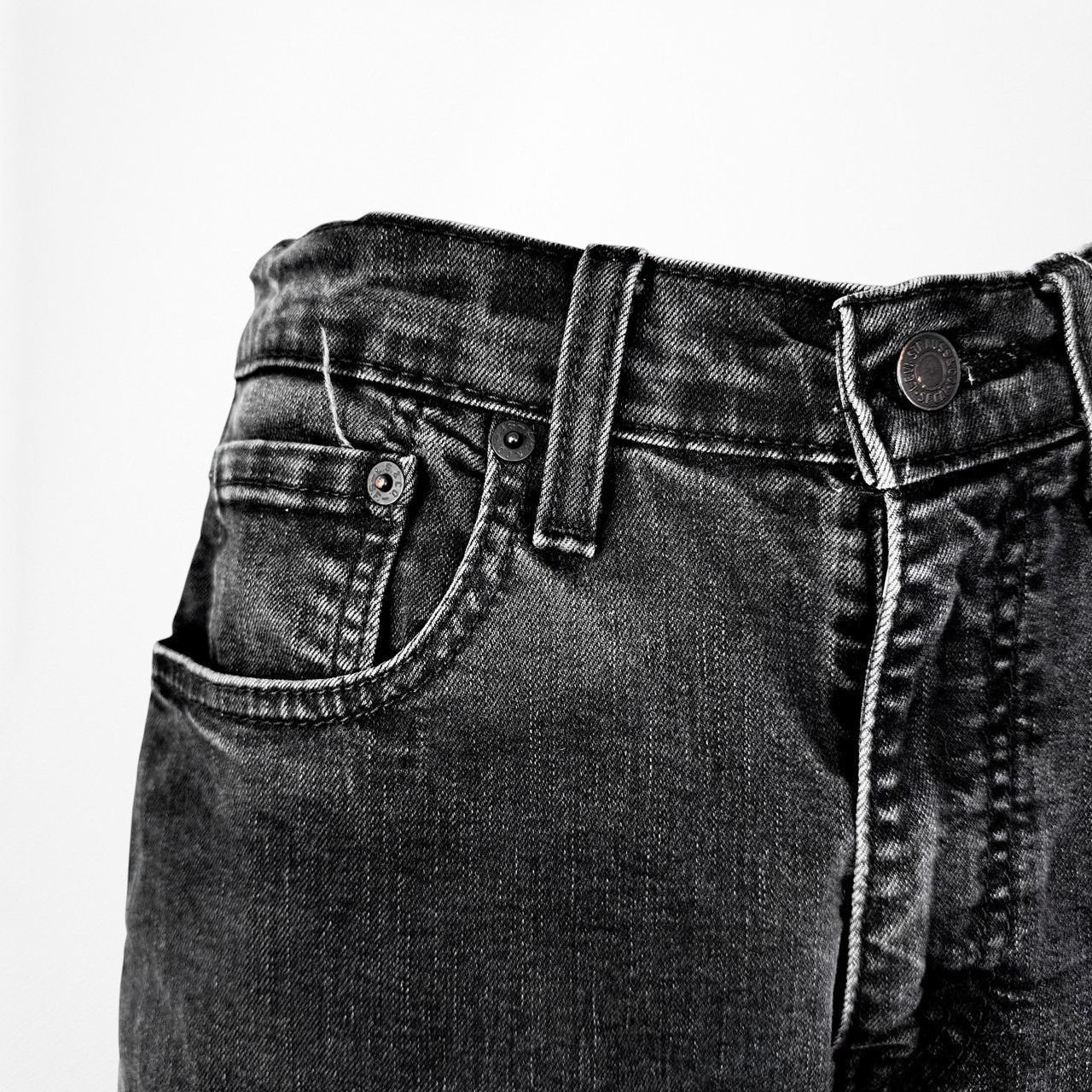 Levi's Vintage Clothing Vintage Levi's Black Gray Slim Cut Denim Jeans Size W32 L30 Size US 32 / EU 48 - 4 Thumbnail