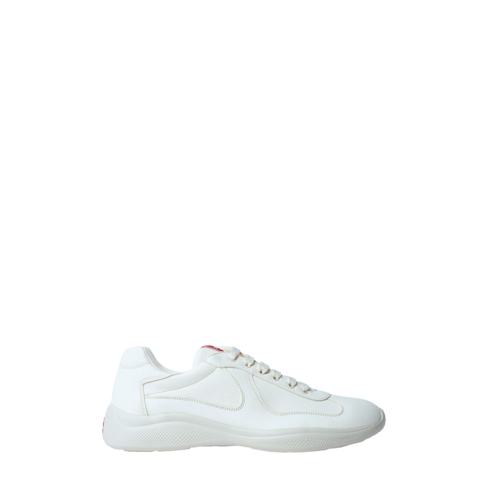 PRADA America's Cup Ivory Leather Sneakers New & Authentic (