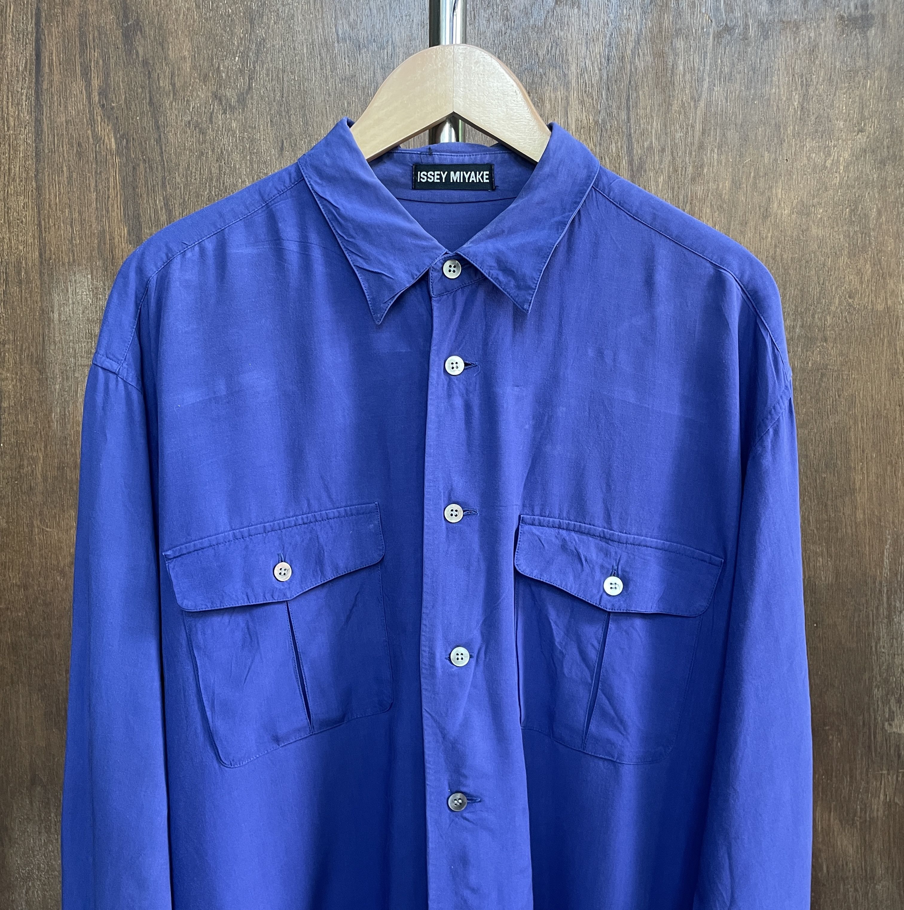 Issey Miyake ISSEY MIYAKE Double Pockets Shirt Black Label Size US M / EU 48-50 / 2 - 2 Thumbnail