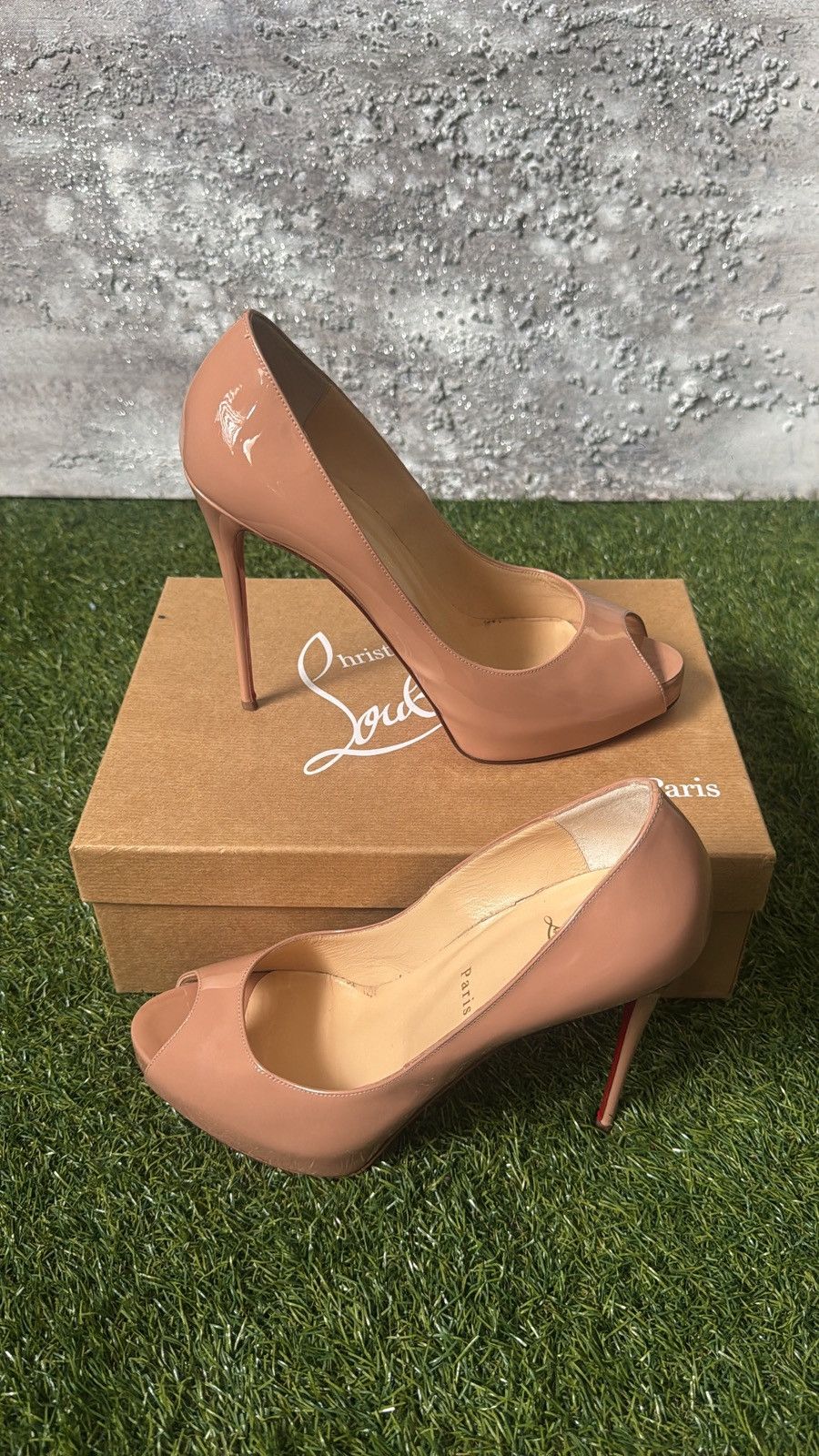Christian Louboutin Christian Louboutin New Very Privé 120 Nude Heels – Size 40 Size US 9 / IT 39 - 1 Thumbnail