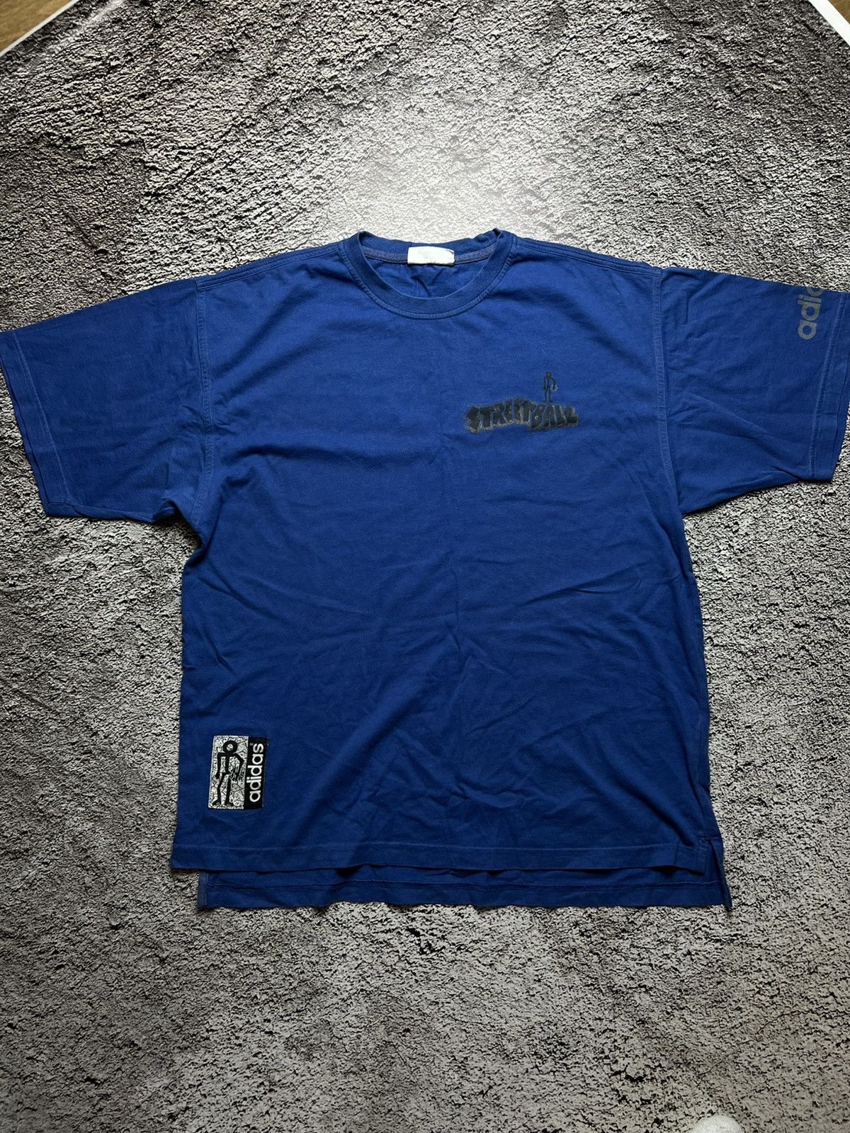 Adidas VTG 90’s adidas stereetball rare basketball tee Size US M / EU 48-50 / 2 - 1 Thumbnail