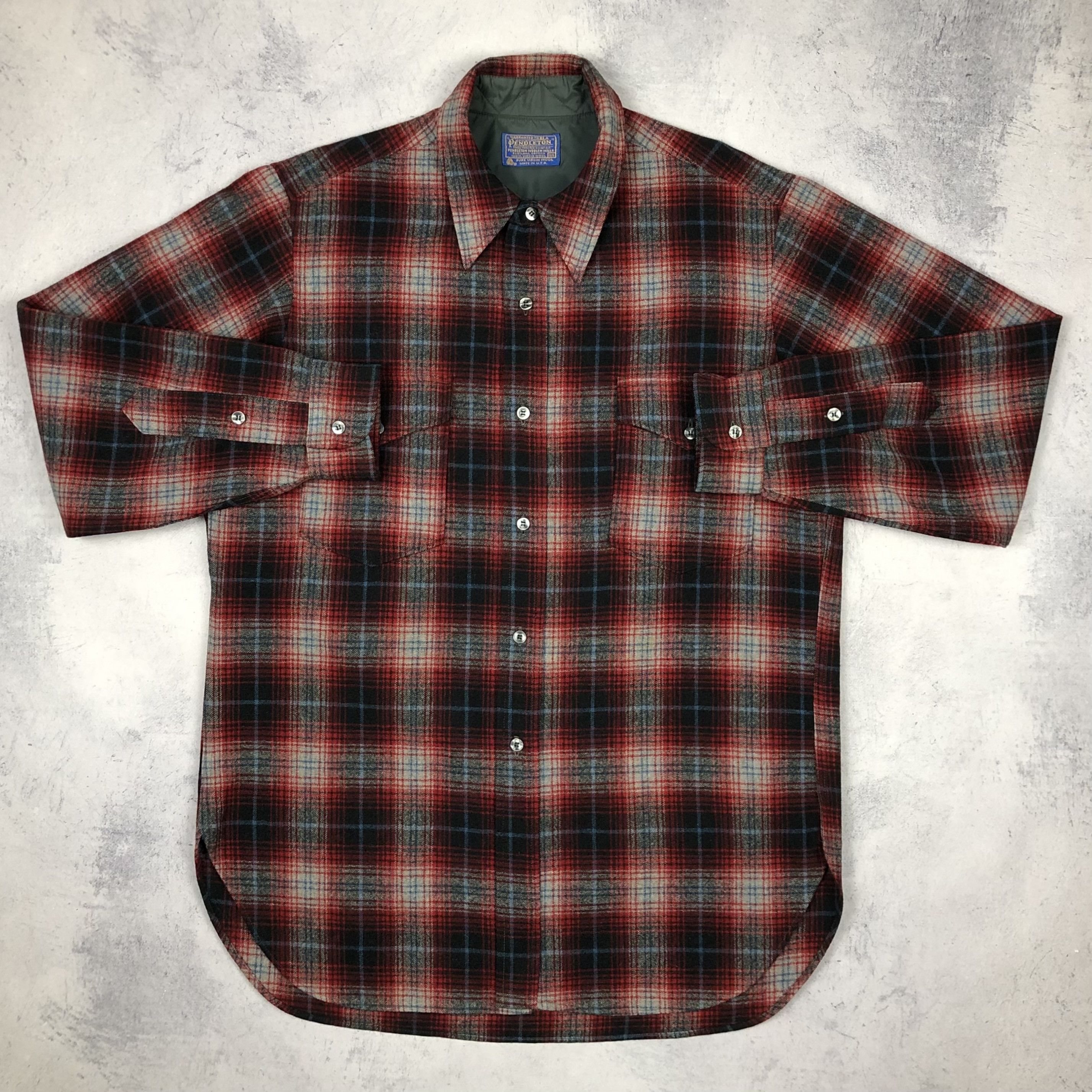 Pendleton Vintage Pendleton Flannel Plaid USA Pure Virgin Wool Shirt Size US L / EU 52-54 / 3 - 7 Thumbnail