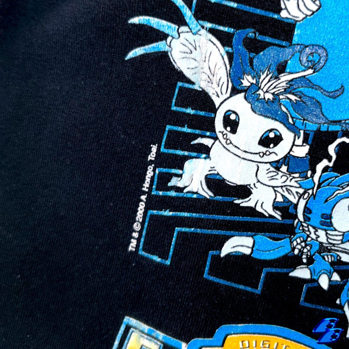 Anime Digimon crop tee Vintage 2000 Official long sleeve Size S / US 4 / IT 40 - 3 Thumbnail