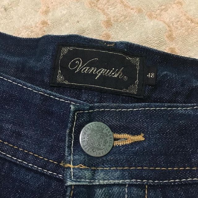 Hysteric Glamour × Japanese Brand × Tornado Mart vintage VANQUIS japan flare denim blackwash Size US 37 - 5 Thumbnail