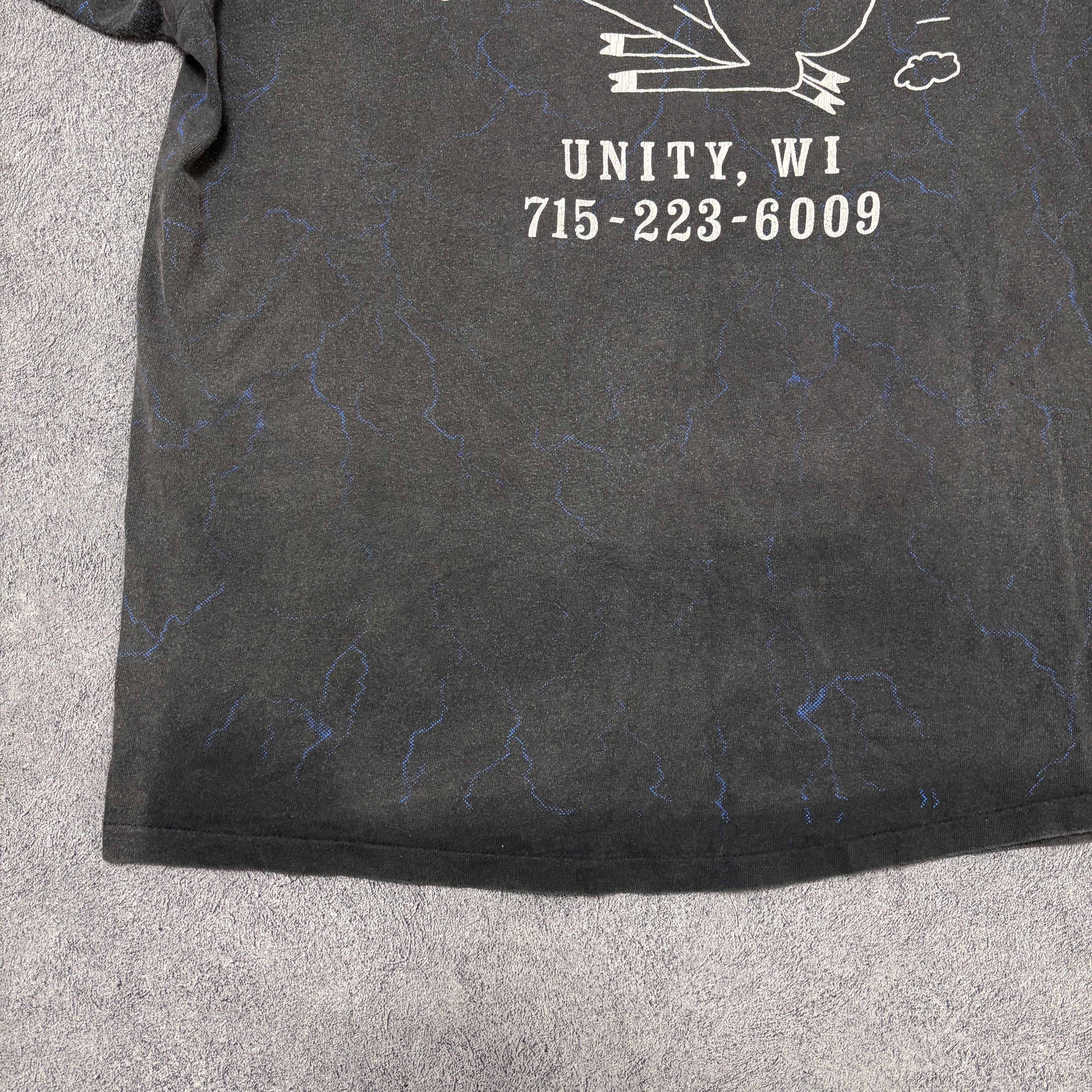 Vintage Vintage 3d Emblem Shirt 90s Single Stitch All Over Print Size US XL / EU 56 / 4 - 23 Thumbnail
