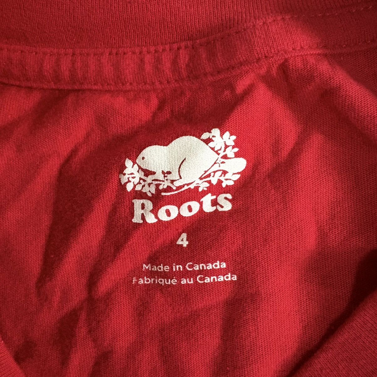 Roots Roots Canada 1973 Red Organic Cotton Graphic T-Shirt Size 4 Size US M / EU 48-50 / 2 - 6 Thumbnail