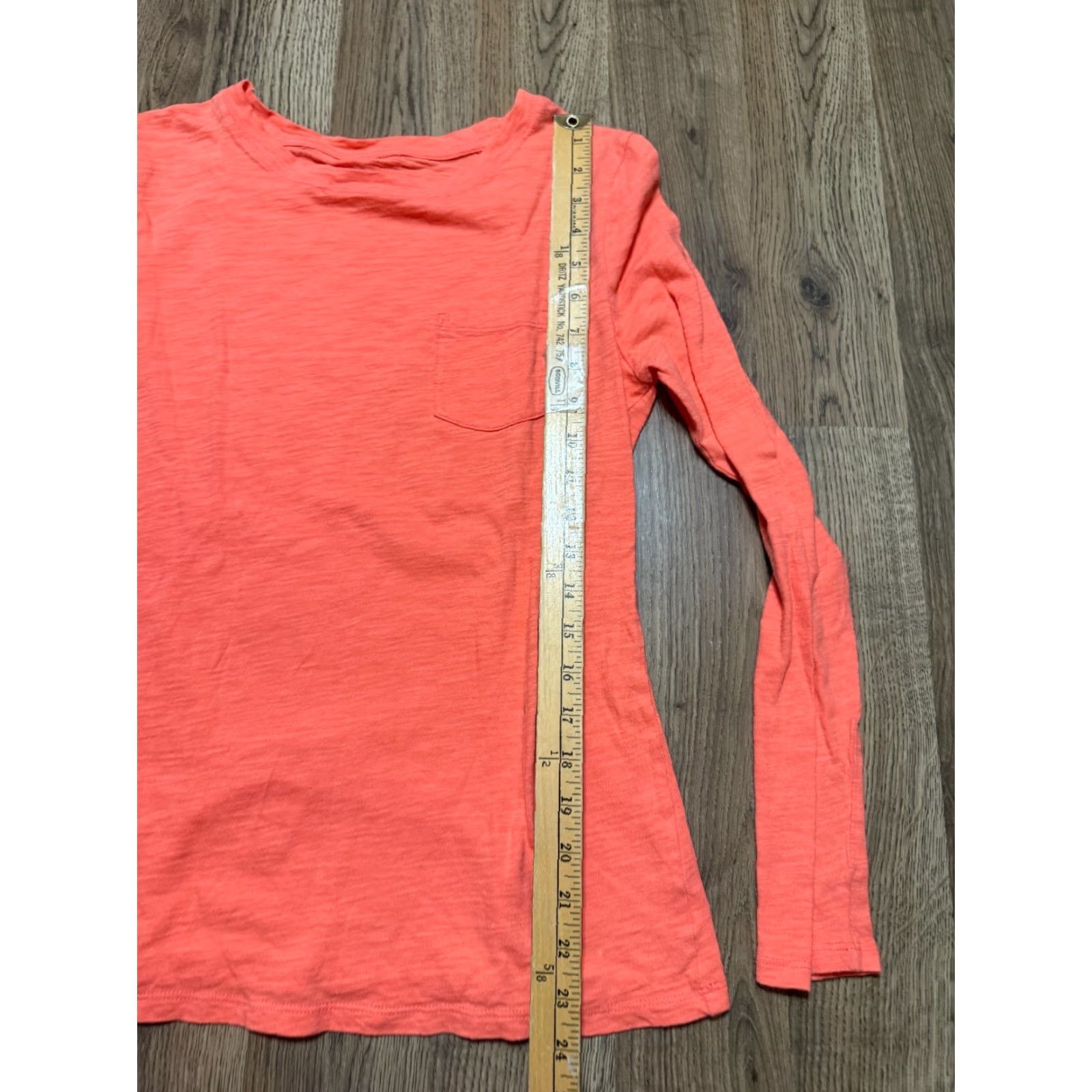 Gap Gap Body Shirt Womens Small Orange Long Sleeve Shirt Size S / US 4 / IT 40 - 7 Thumbnail