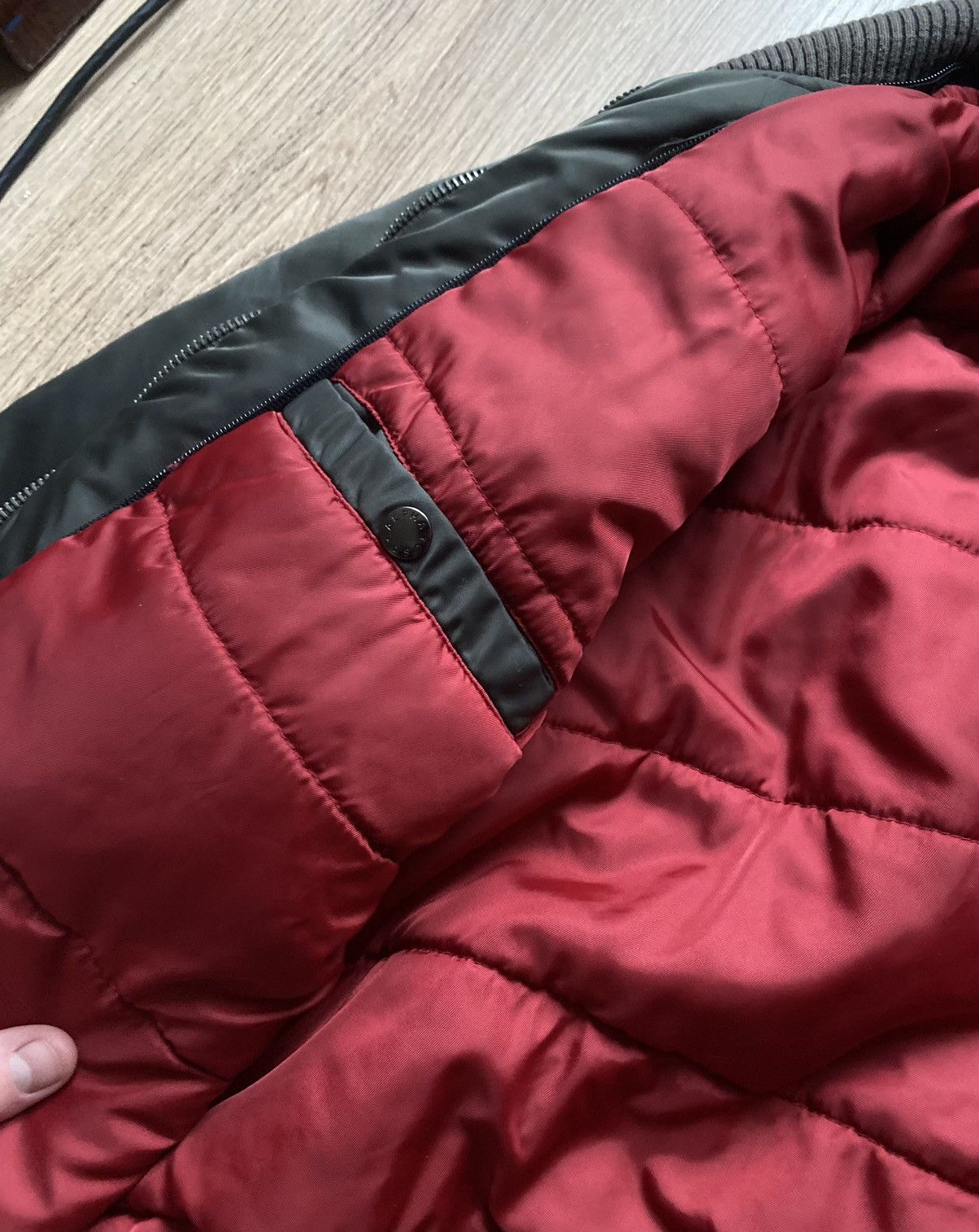 Alpha Industries × Vintage ALPHA INDUSTRIES VINTAGE BOMBER JAKCET Y2K NYLON GREEN Size US XL / EU 56 / 4 - 11 Thumbnail