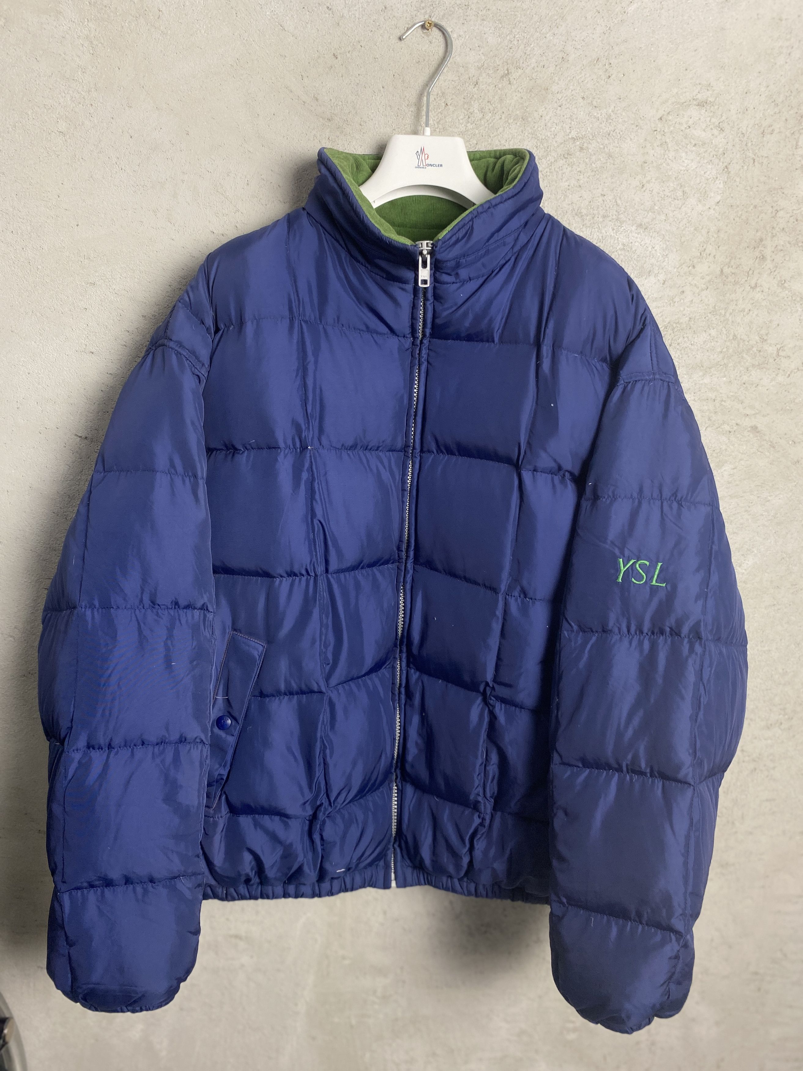 Yves Saint Laurent YSL Yves Saint Laurent puffer down jacket winter vintage Size US XL / EU 56 / 4 - 1 Thumbnail