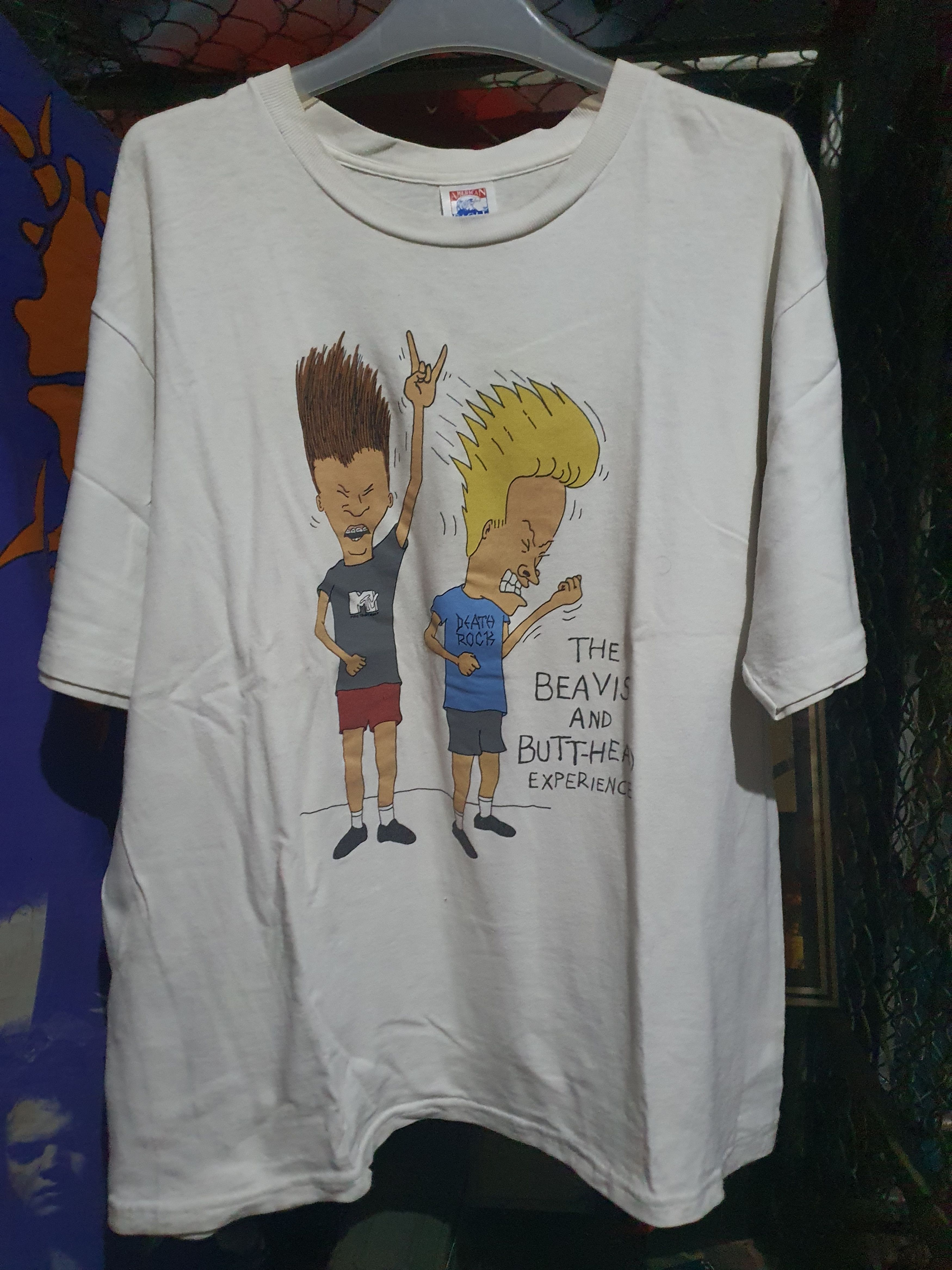 Band Tees 🌹90s Beavis butthead Ozzy Pantera Rage against The Machine Size US XL / EU 56 / 4 - 2 Thumbnail