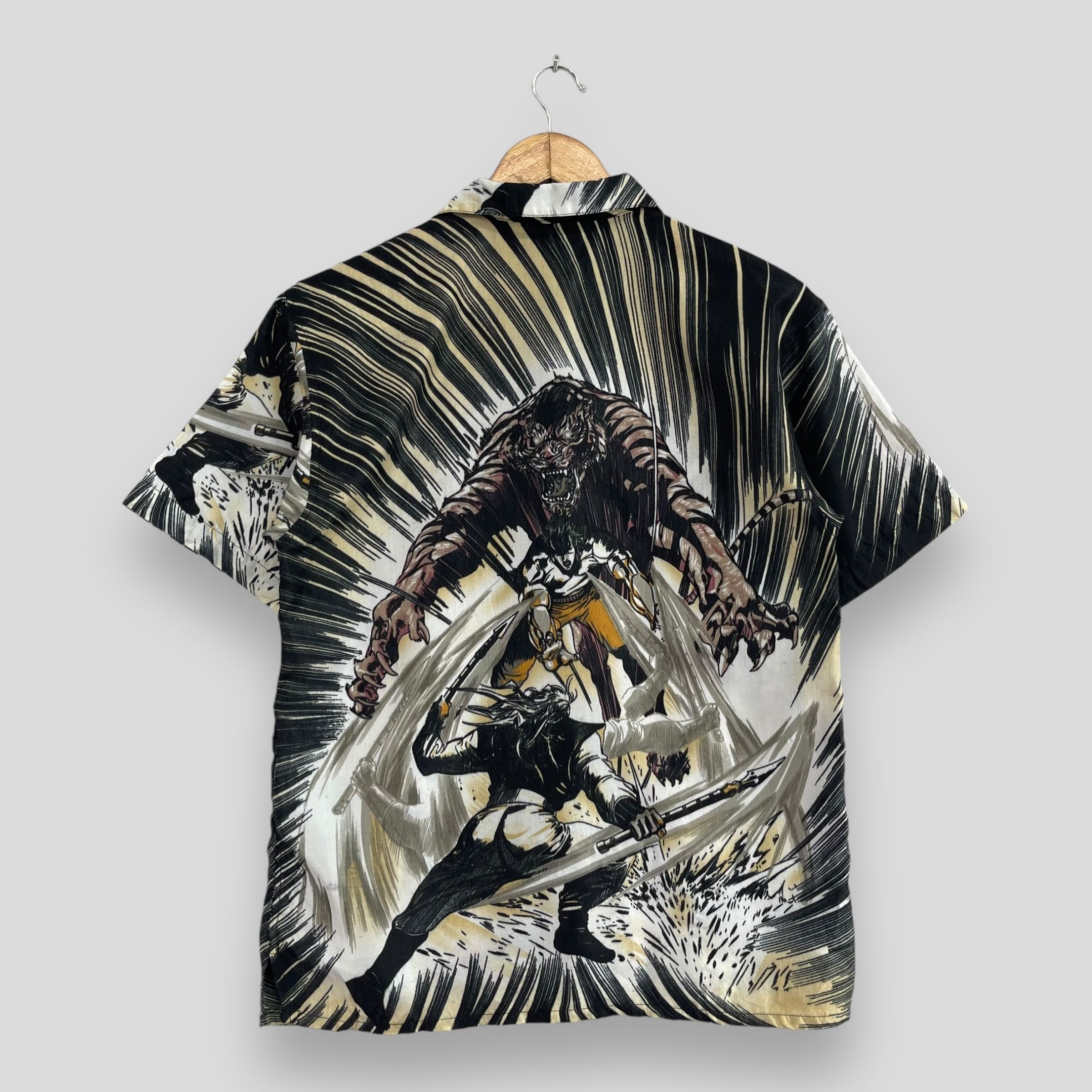Art Comes First × Vintage CLAUDIO NUCCI Pop Art Anime Cartoon Printed Button Up Size US S / EU 44-46 / 1 - 6 Thumbnail
