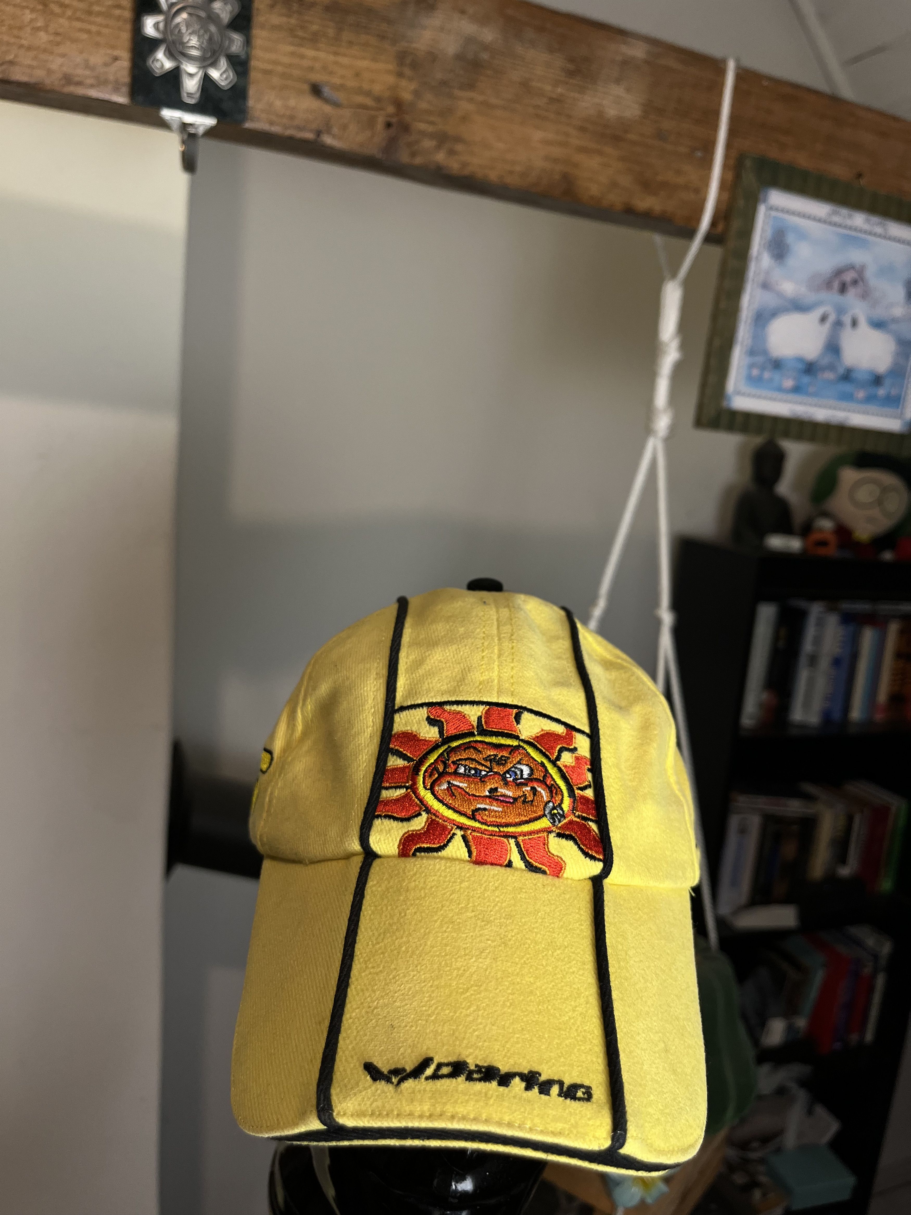 Vintage Vintage Daring Racing Moto Valentino Rossi 46 Doctor Cap Hat Size ONE SIZE - 2 Thumbnail