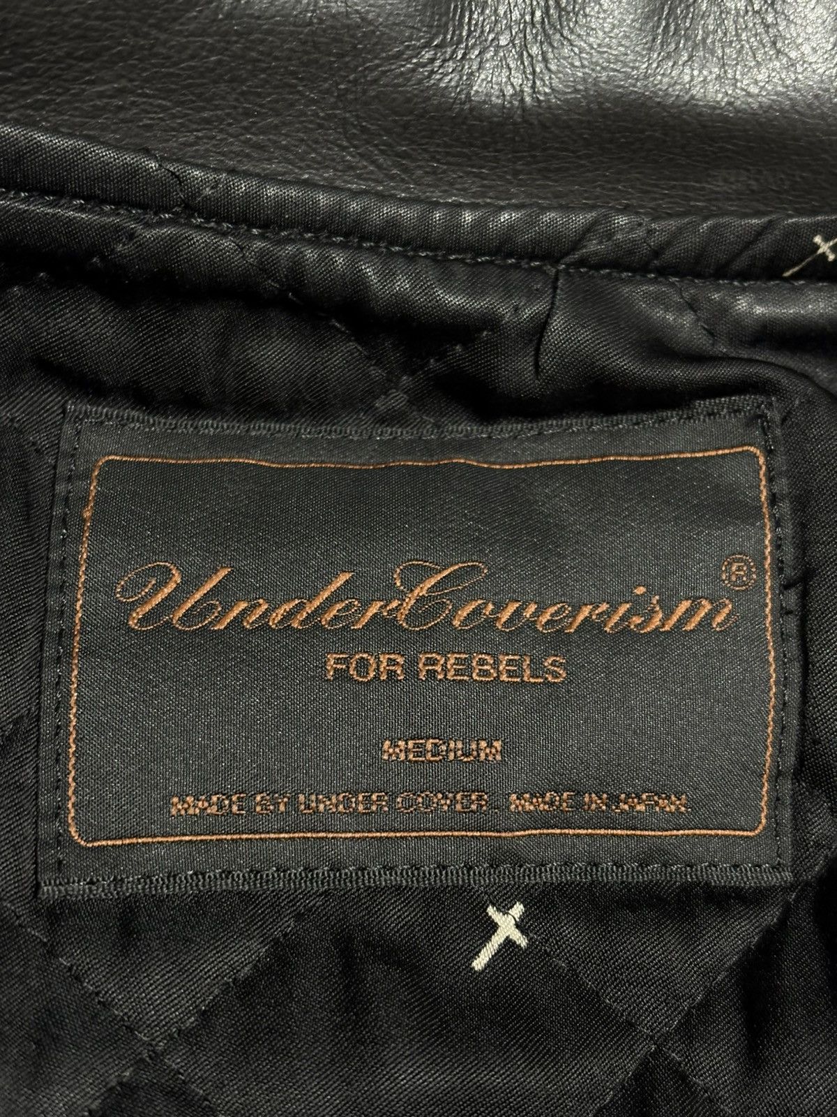 Undercover AW02 Undercover Witch Cell division Jacket Biker moto racer Size US M / EU 48-50 / 2 - 14 Thumbnail