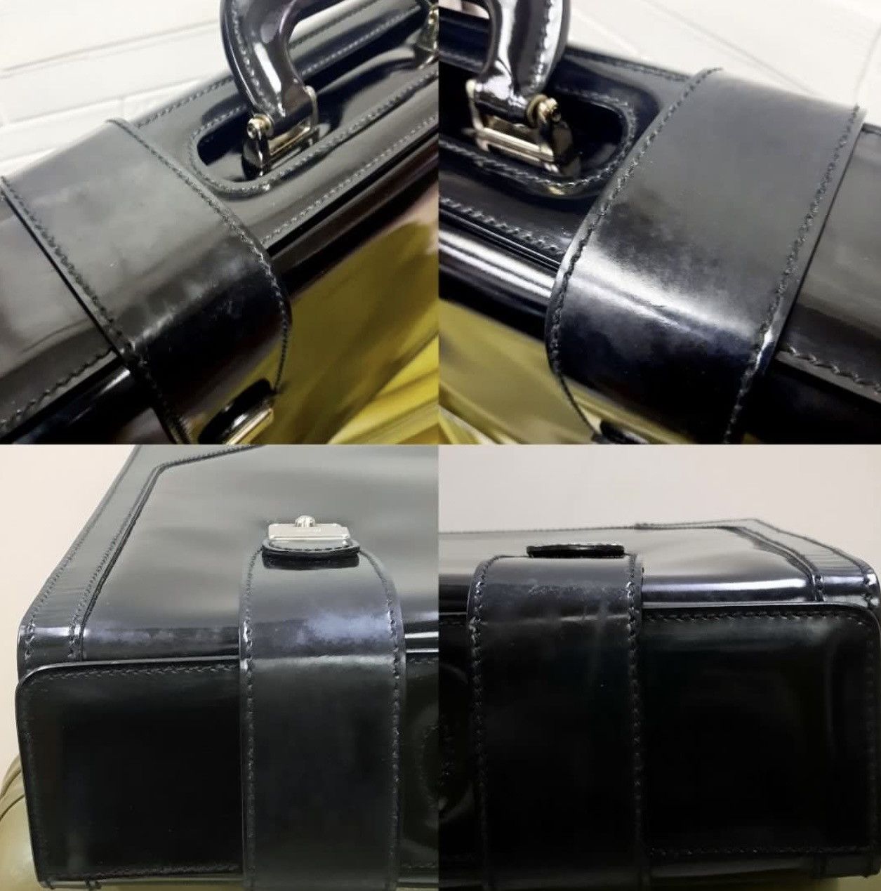 Gucci GUCCI PATENT LEATHER BRIEFCASE BOX Size ONE SIZE - 9 Thumbnail