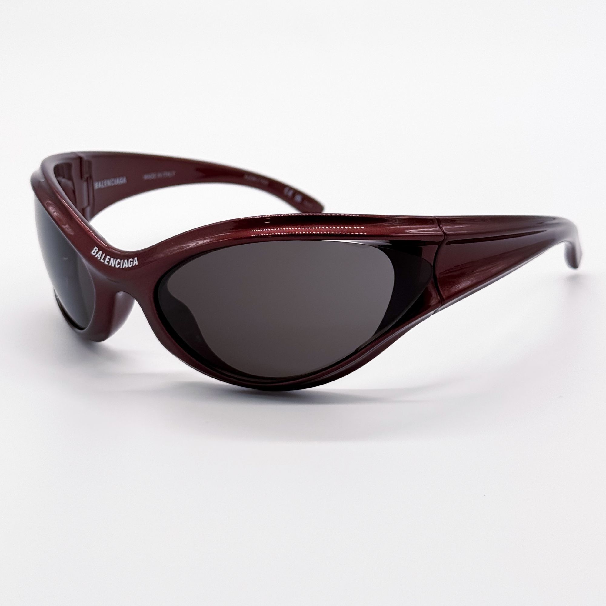 Balenciaga NEW BALENCIAGA BB0317S 002 SUNGLASSES BURGUNDY UNISEX Size ONE SIZE - 2 Thumbnail