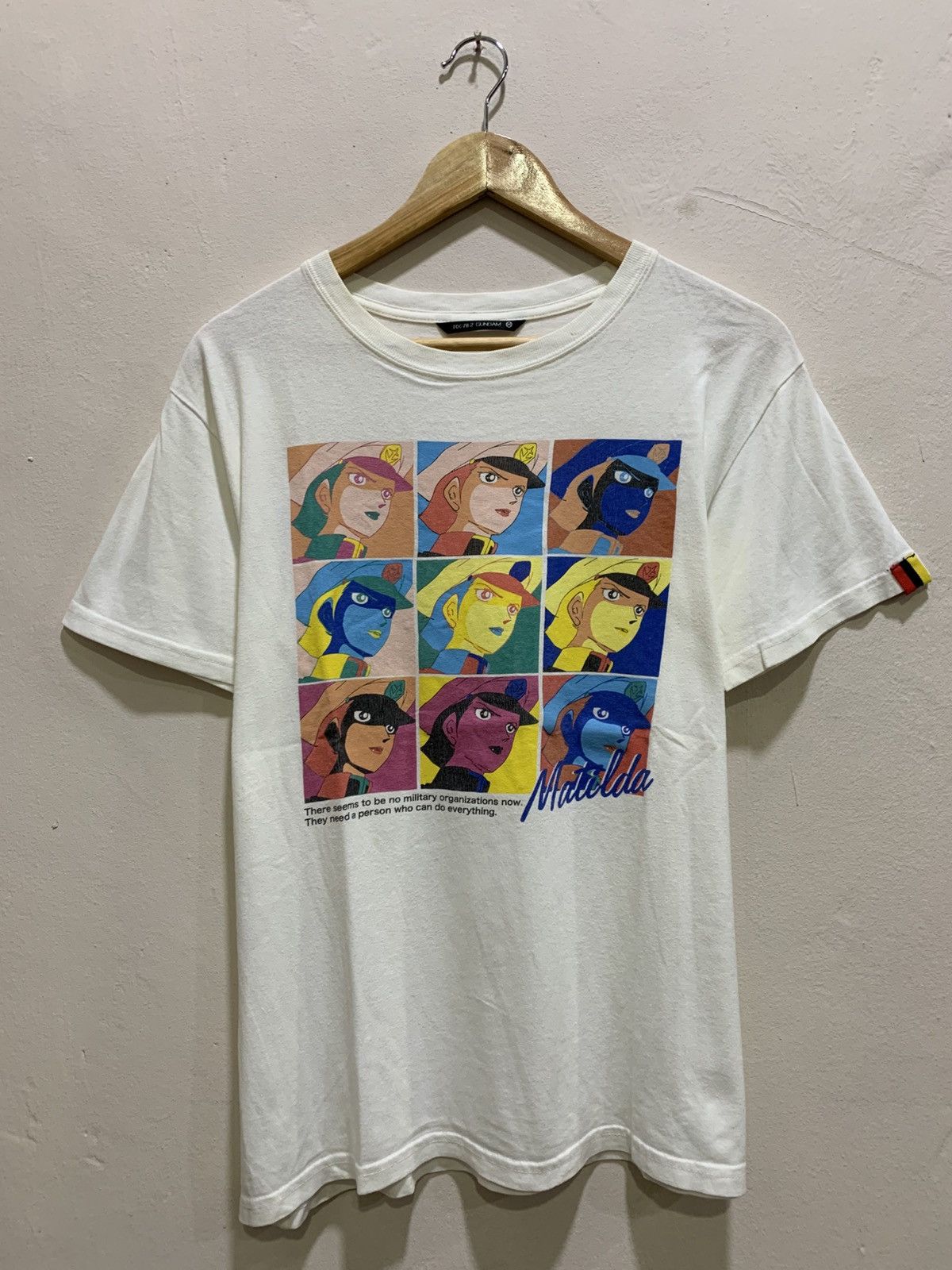 Rare Gundam Matilda Japanese Anime Tee Shirt