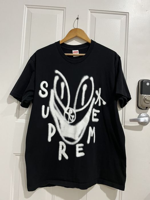 Supreme smile tee store white