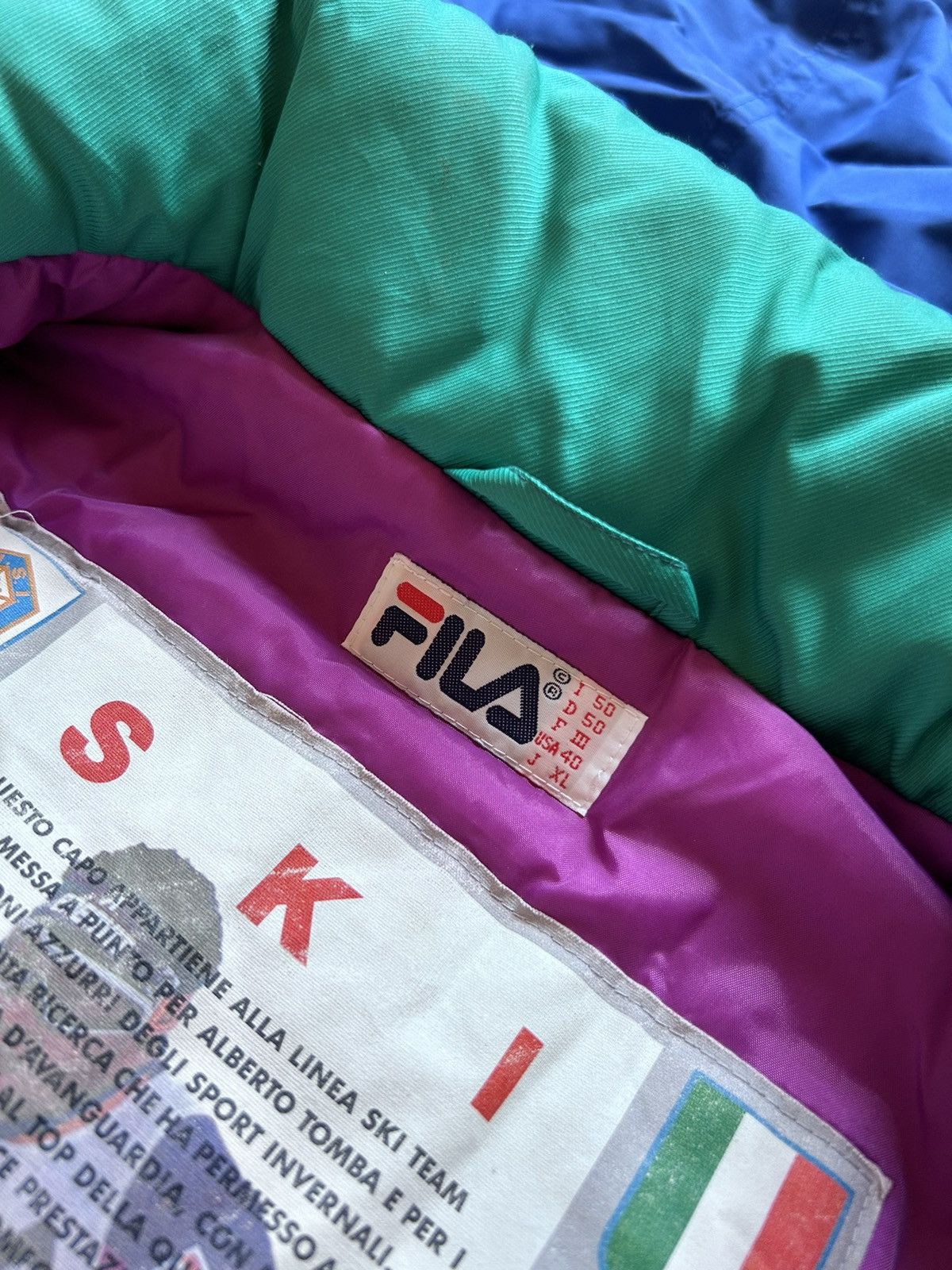 Fila Vintage Fila Italia 🇮🇹 team ski jacket very rare 90s Size US XL / EU 56 / 4 - 6 Thumbnail