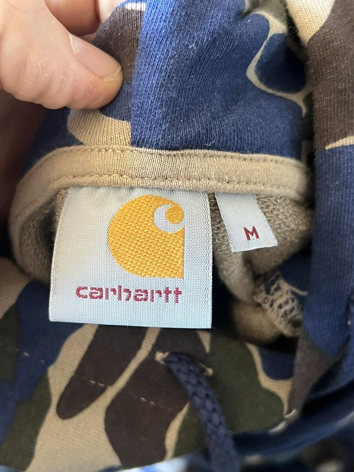 Carhartt × Carhartt Wip Carhartt Work In Progress Blue Camo College Sweatshirt Size US M / EU 48-50 / 2 - 11 Thumbnail