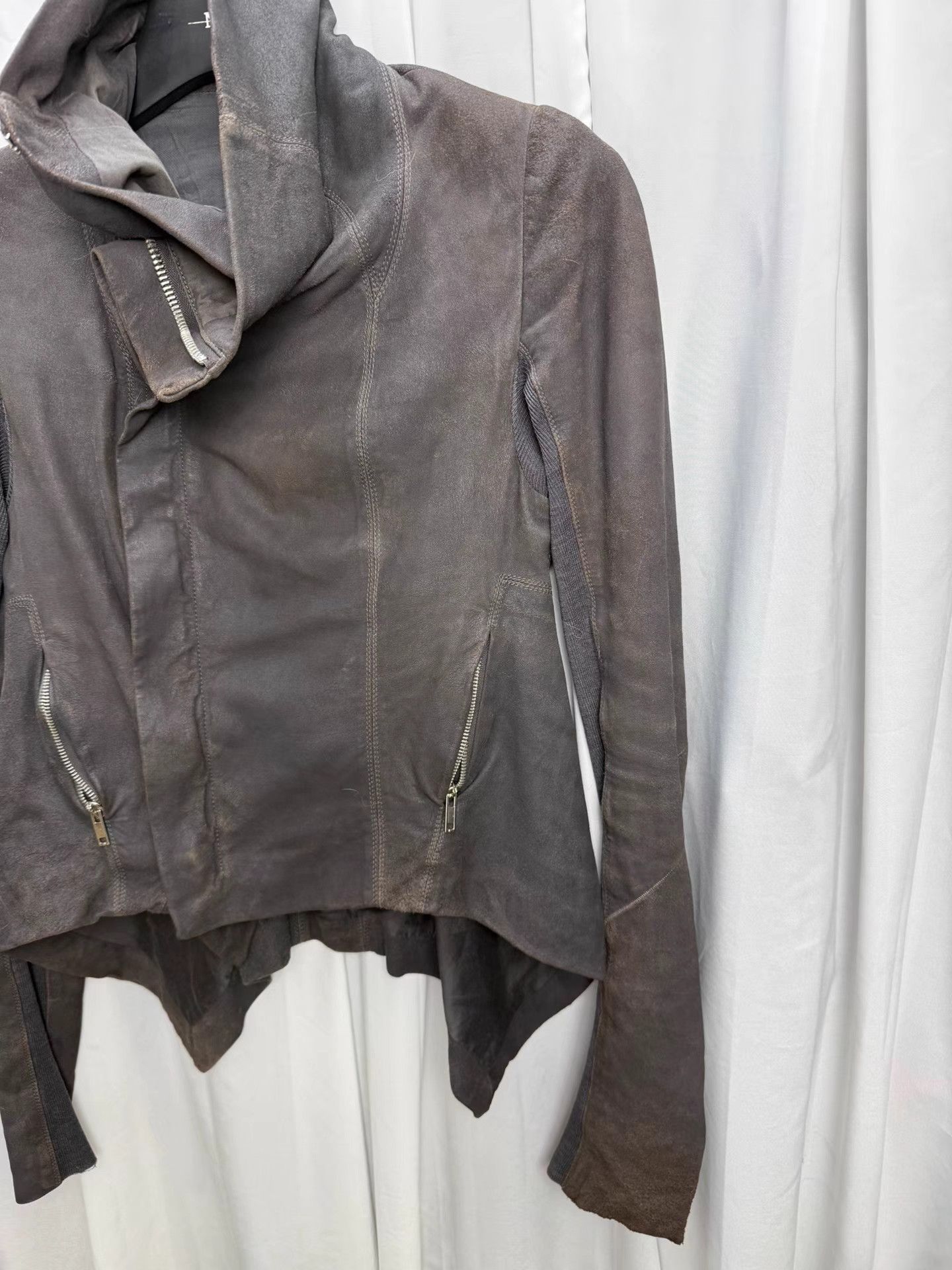 Rick Owens Rick owens Distressed Sheepskin Jacket K20 Size US XXS / EU 40 - 3 Thumbnail