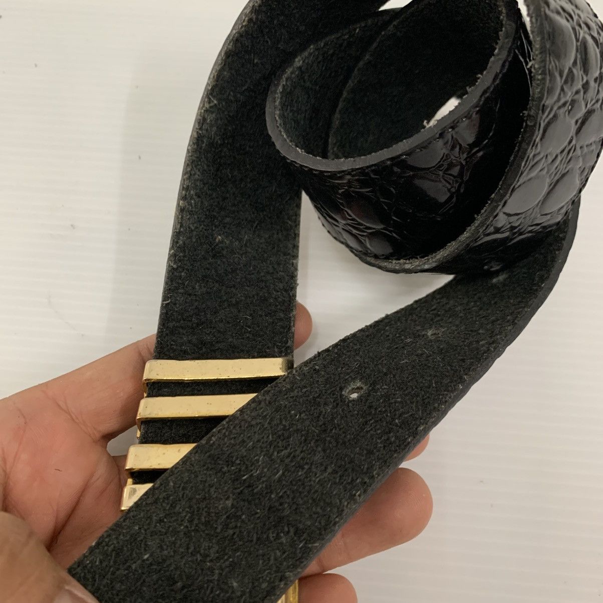 Moschino MOSCHINO Leather Belts Size 36 - 6 Thumbnail