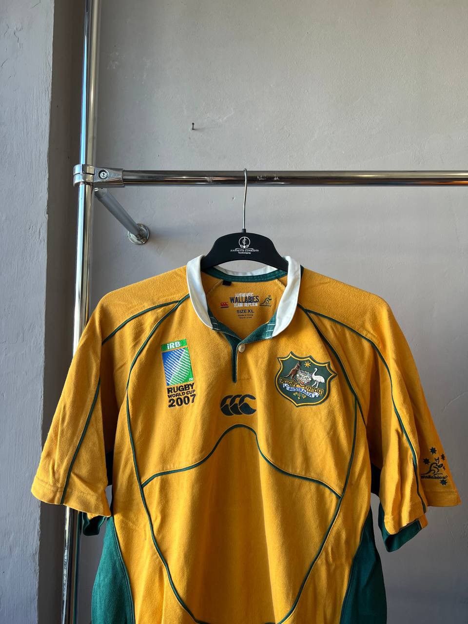Canterbury of New Zealand 2007 AUSTRALIA RUGBY UNION RARE SHIRT JERSEY SIZE XL MENS Size US XL / EU 56 / 4 - 3 Thumbnail