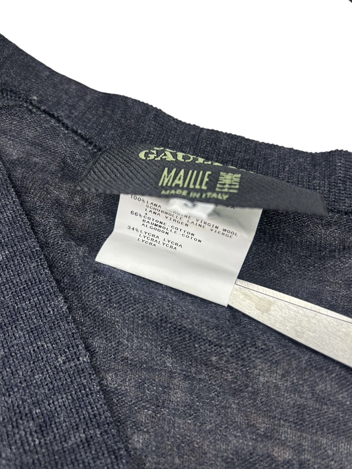 Jean Paul Gaultier 90s Trompe Loeil Cardigan Size S / US 4 / IT 40 - 13 Thumbnail