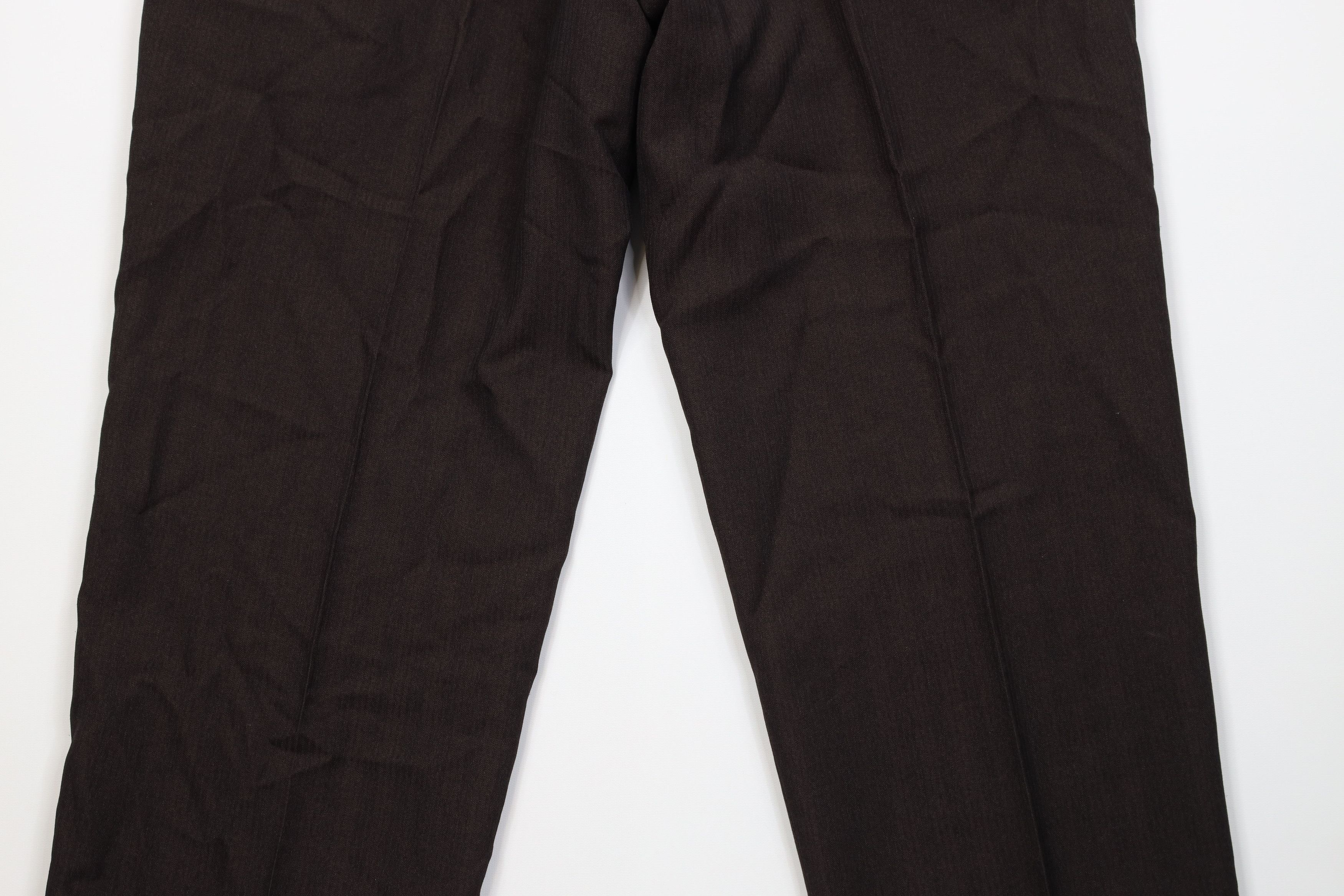 Vintage Vintage 90s Streetwear Knit Wide Leg Chino Pants Brown Size US 38 / EU 54 - 11 Thumbnail