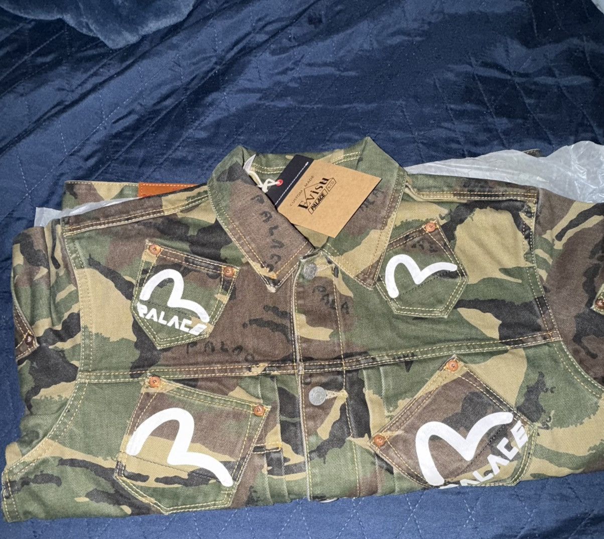 Evisu × Palace PALACE EVISU TYPE ONE DENIM JACKET CAMO Size US L / EU 52-54 / 3 - 5 Thumbnail