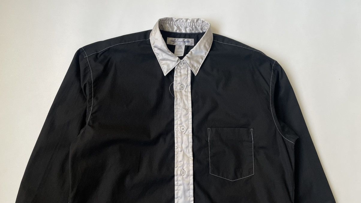 Comme des Garcons Contrast Stitch Front Stripe Shirt Size US L / EU 52-54 / 3 - 2 Thumbnail