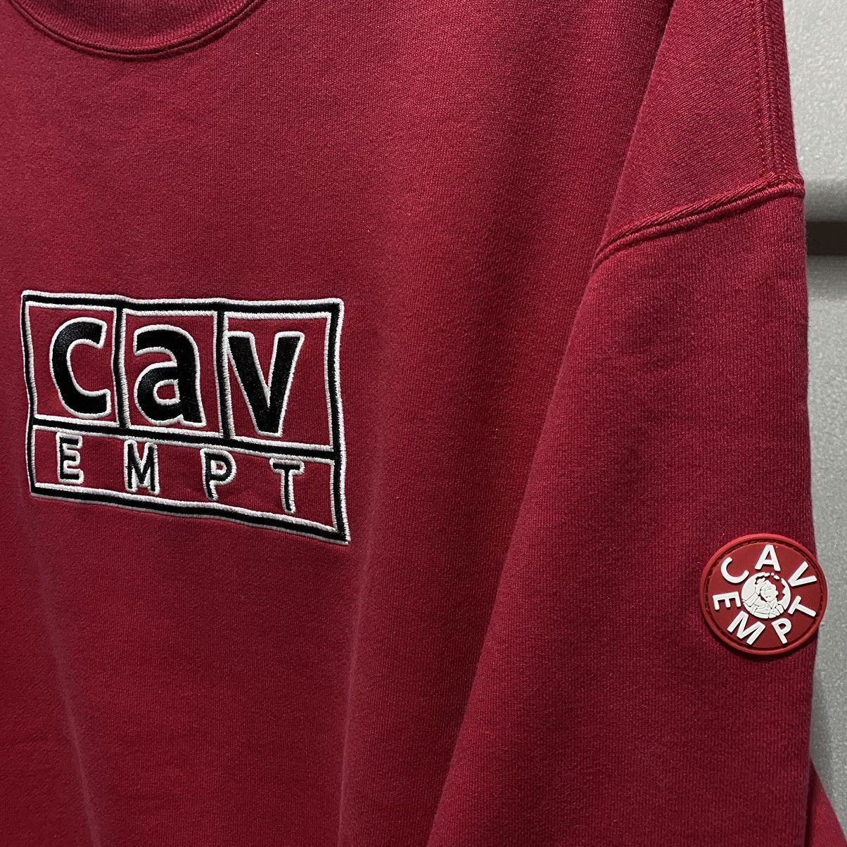 Cav Empt CAVEMPT BOX LOGO EMBROIDERY CREWNECK Size US L / EU 52-54 / 3 - 2 Thumbnail