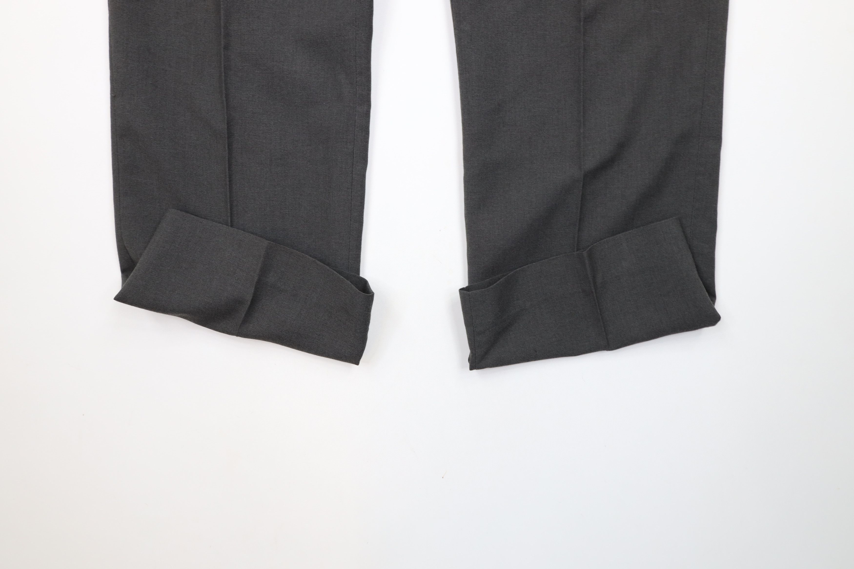 Vintage Vintage 90s Streetwear Wool Blend Wide Leg Chino Pants USA Size US 32 / EU 48 - 5 Thumbnail